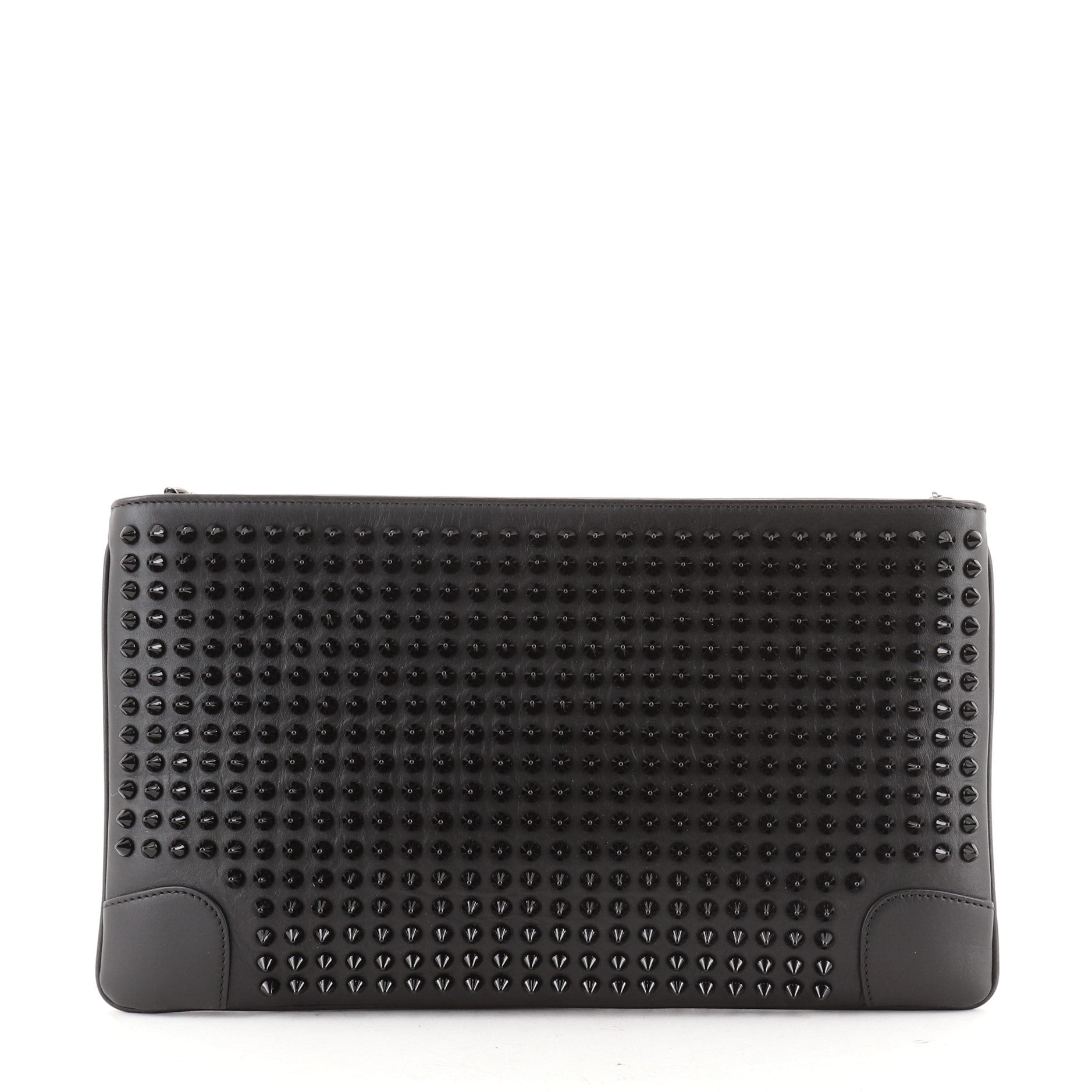 Loubiposh Clutch Spiked Leather