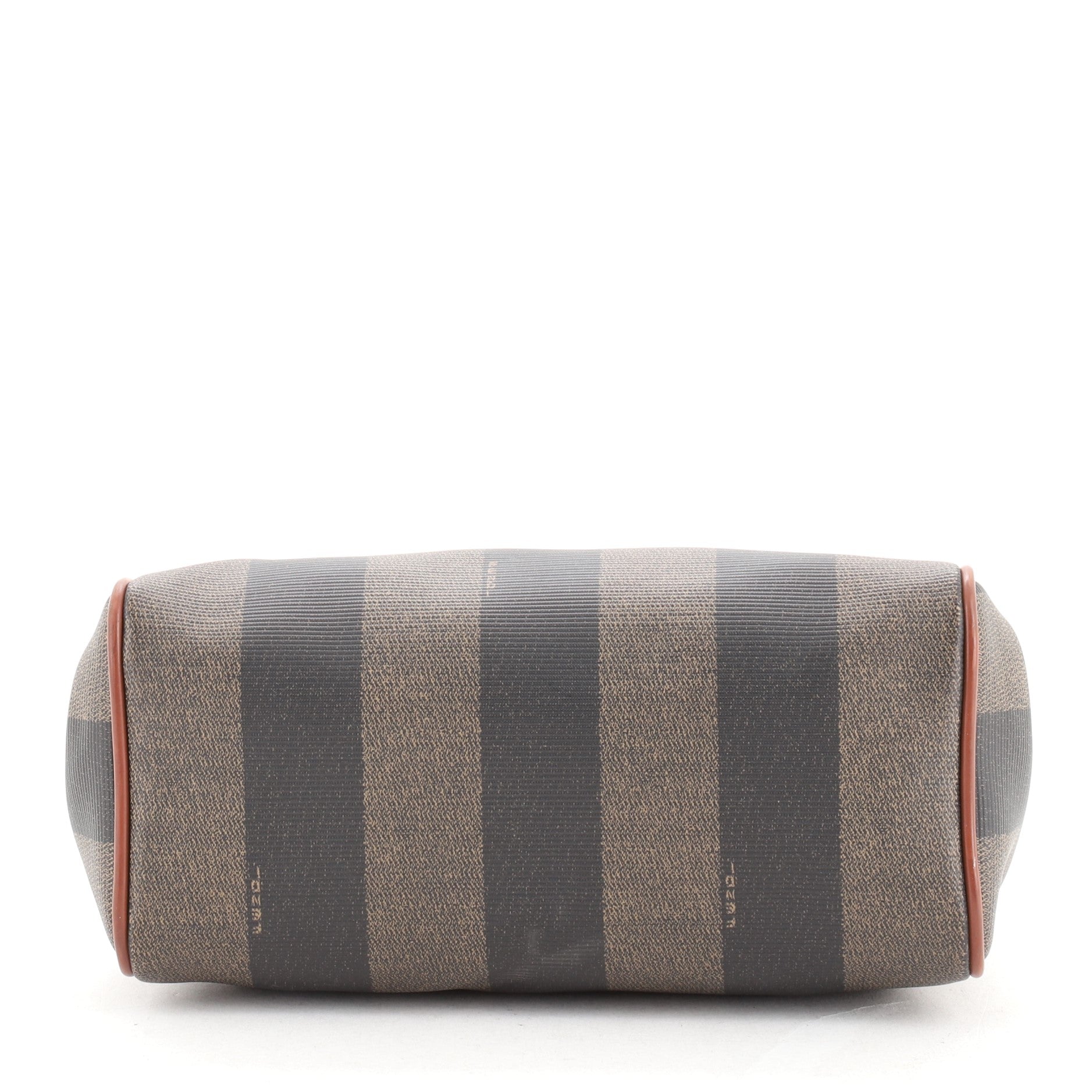Vintage Pequin Convertible Boston Bag Coated Canvas Mini