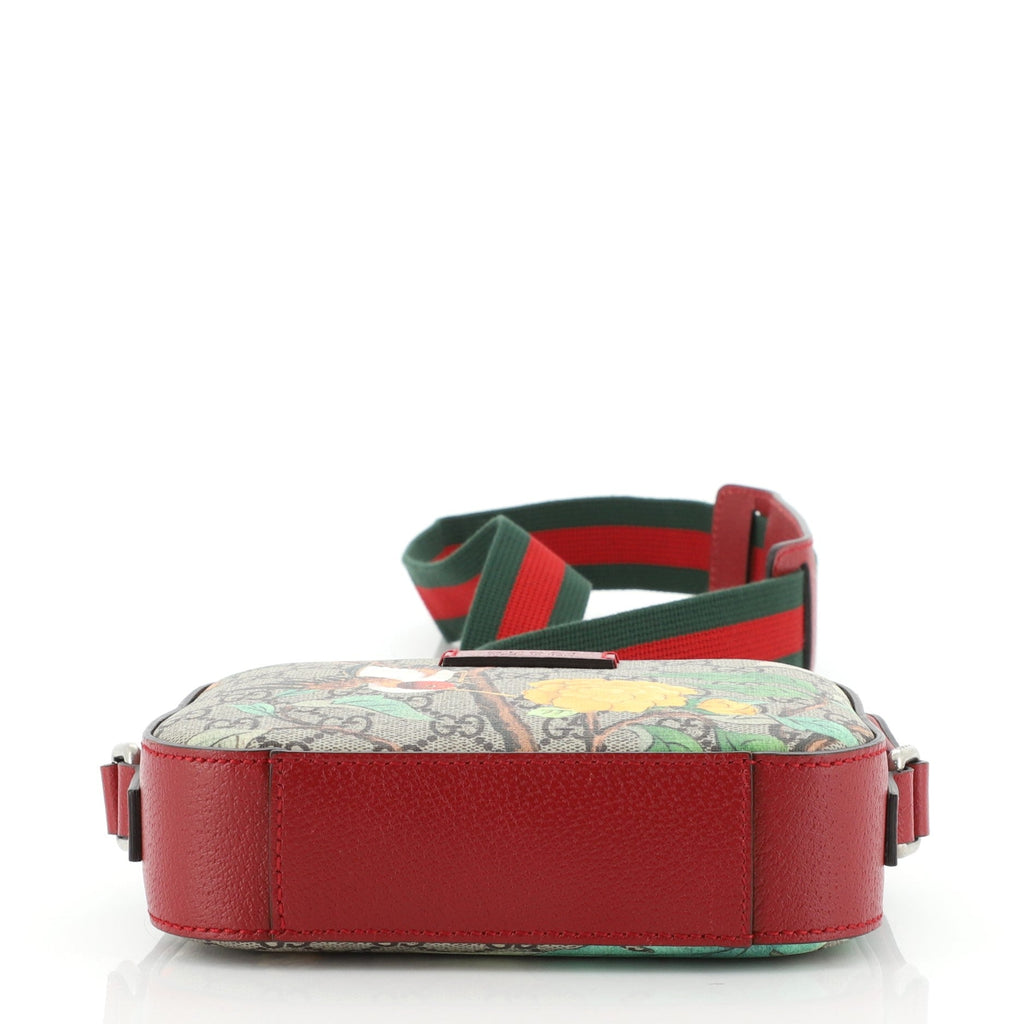 Camera Shoulder Bag Tian Print GG Coated Canvas Mini