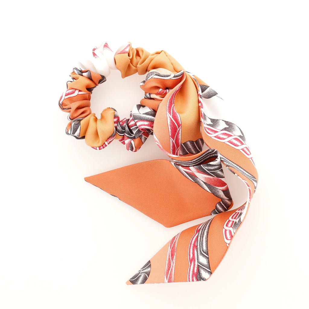 Bella Scrunchie Printed Silk XS