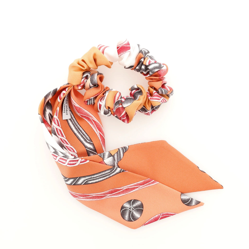 Bella Scrunchie Printed Silk XS