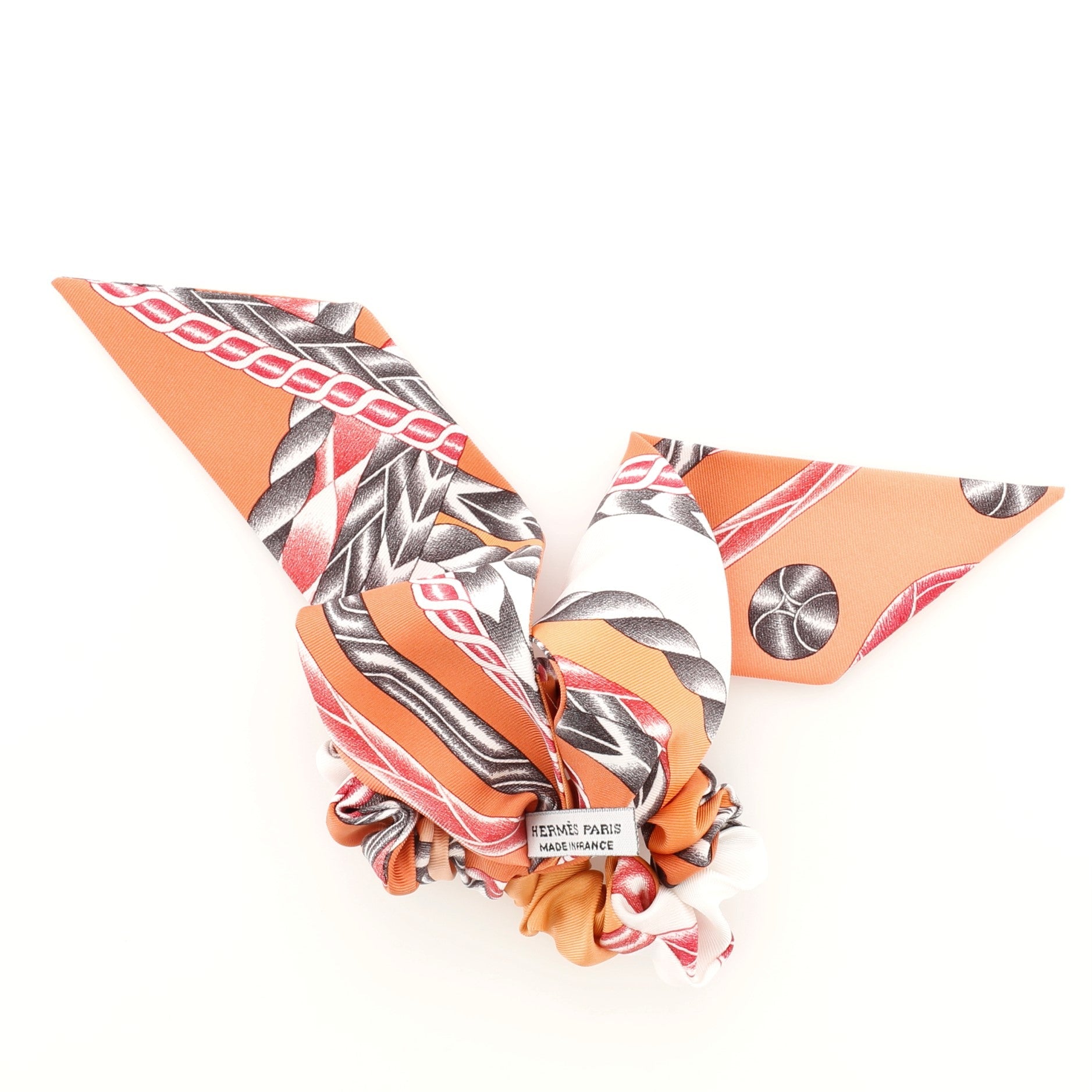 Bella Scrunchie Printed Silk XS