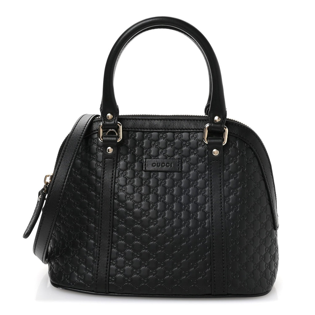 Microguccissima Mini Dome Bag Black