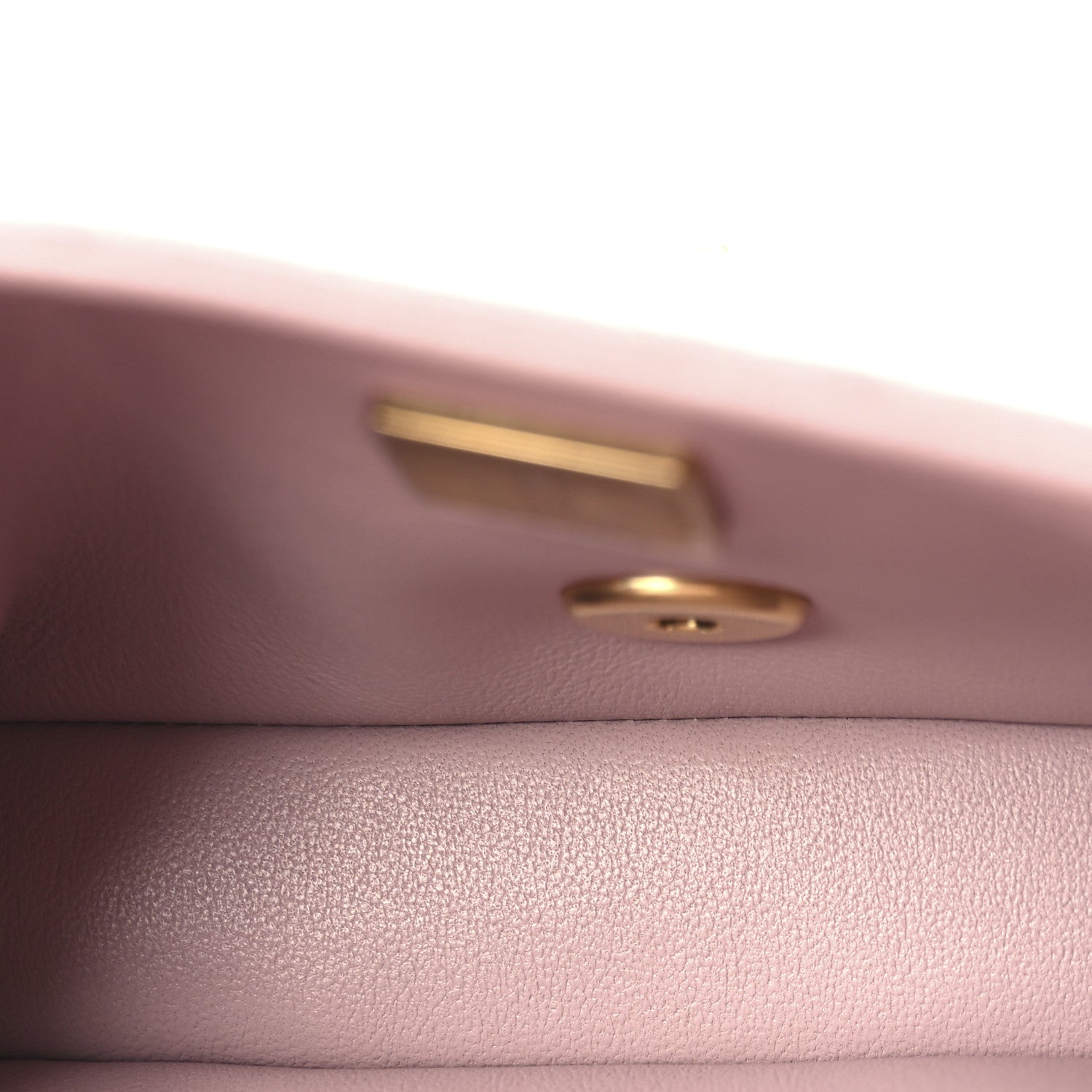 Caviar Quilted Mini Rectangular Sweetheart Flap Lilac
