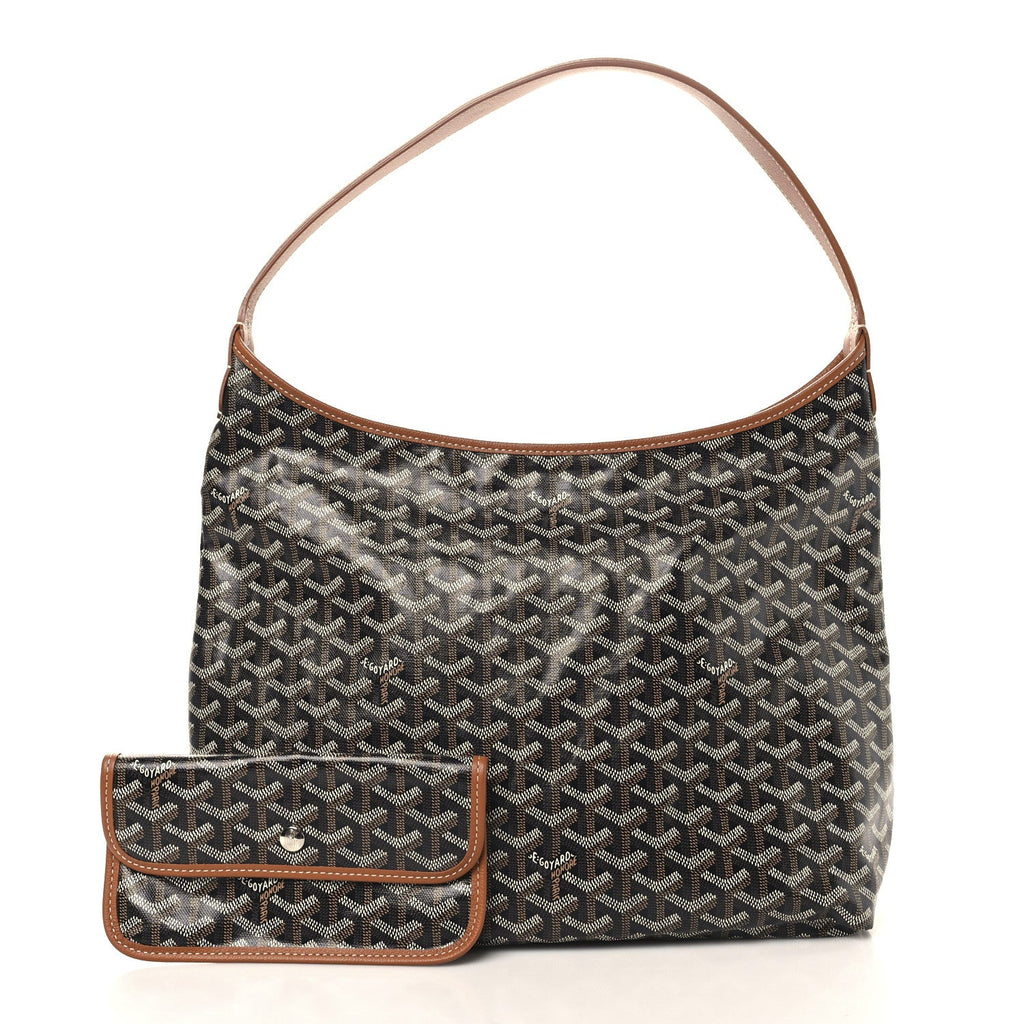 Goyardine Boheme Hobo Black Gold