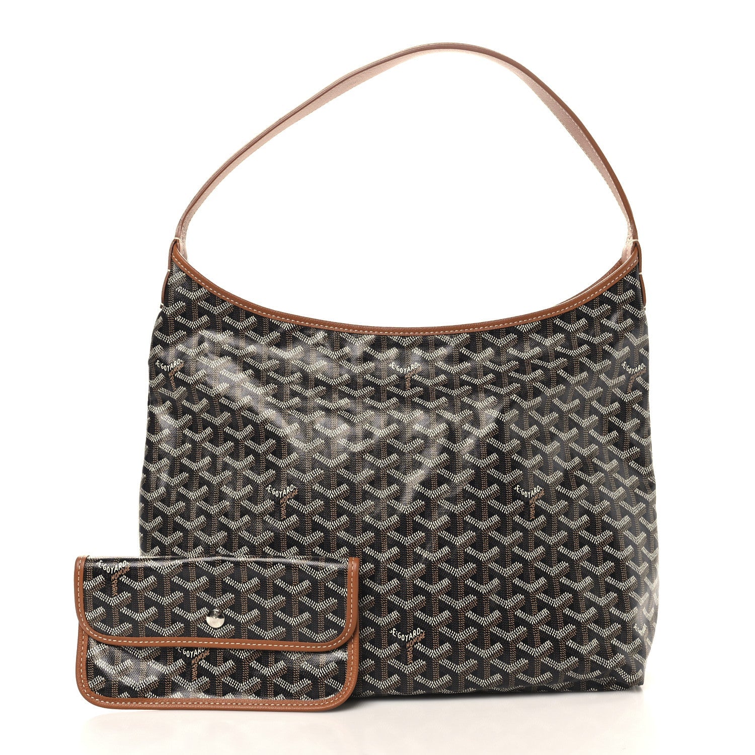 Goyardine Boheme Hobo Black Gold