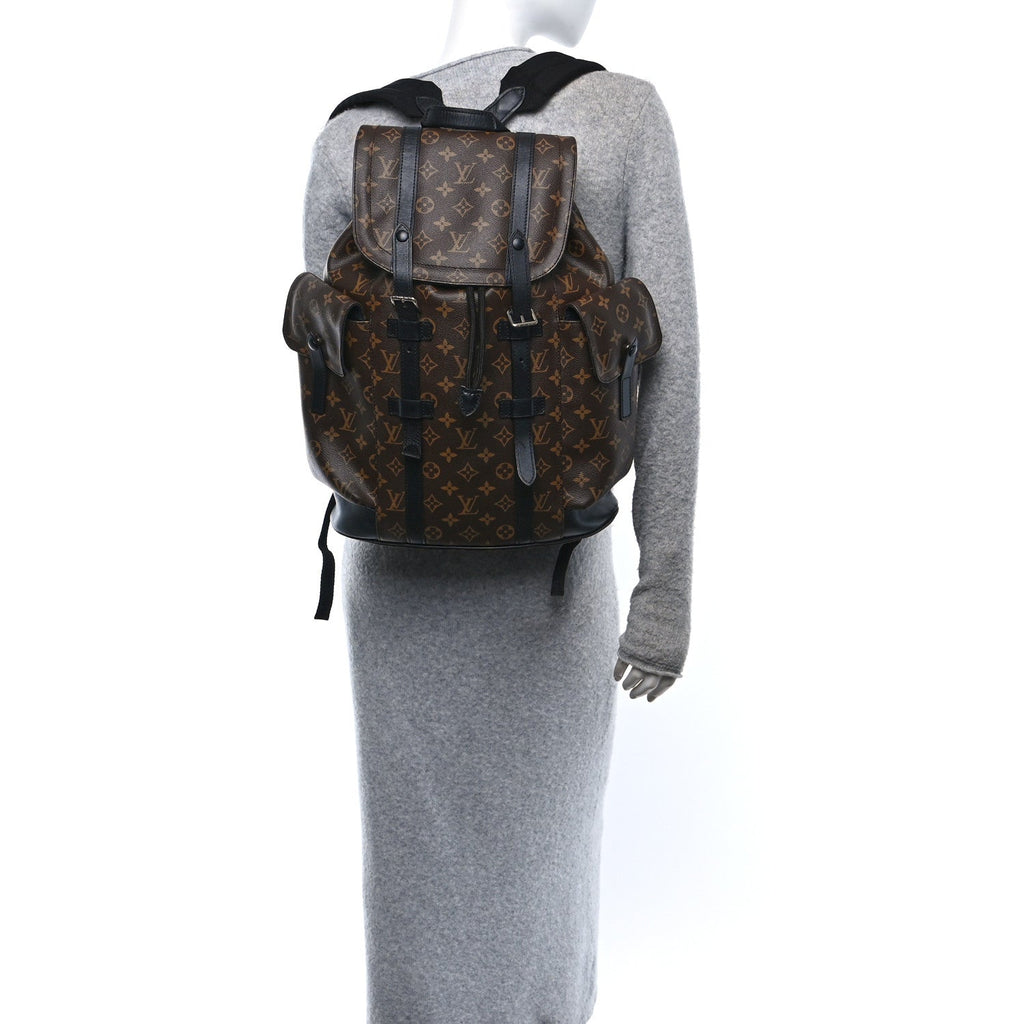 Monogram Macassar Christopher PM Backpack