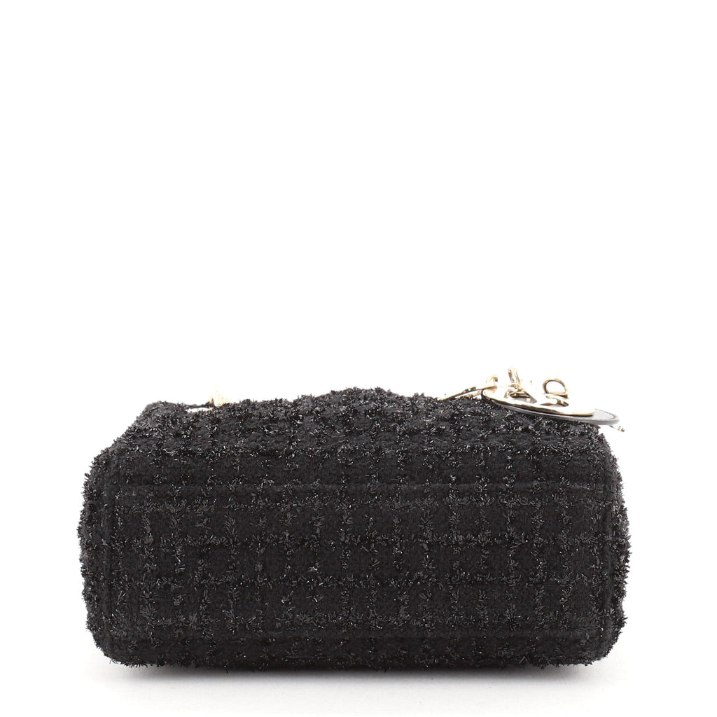 Lady Dior Bag Cannage Quilt Tweed Mini