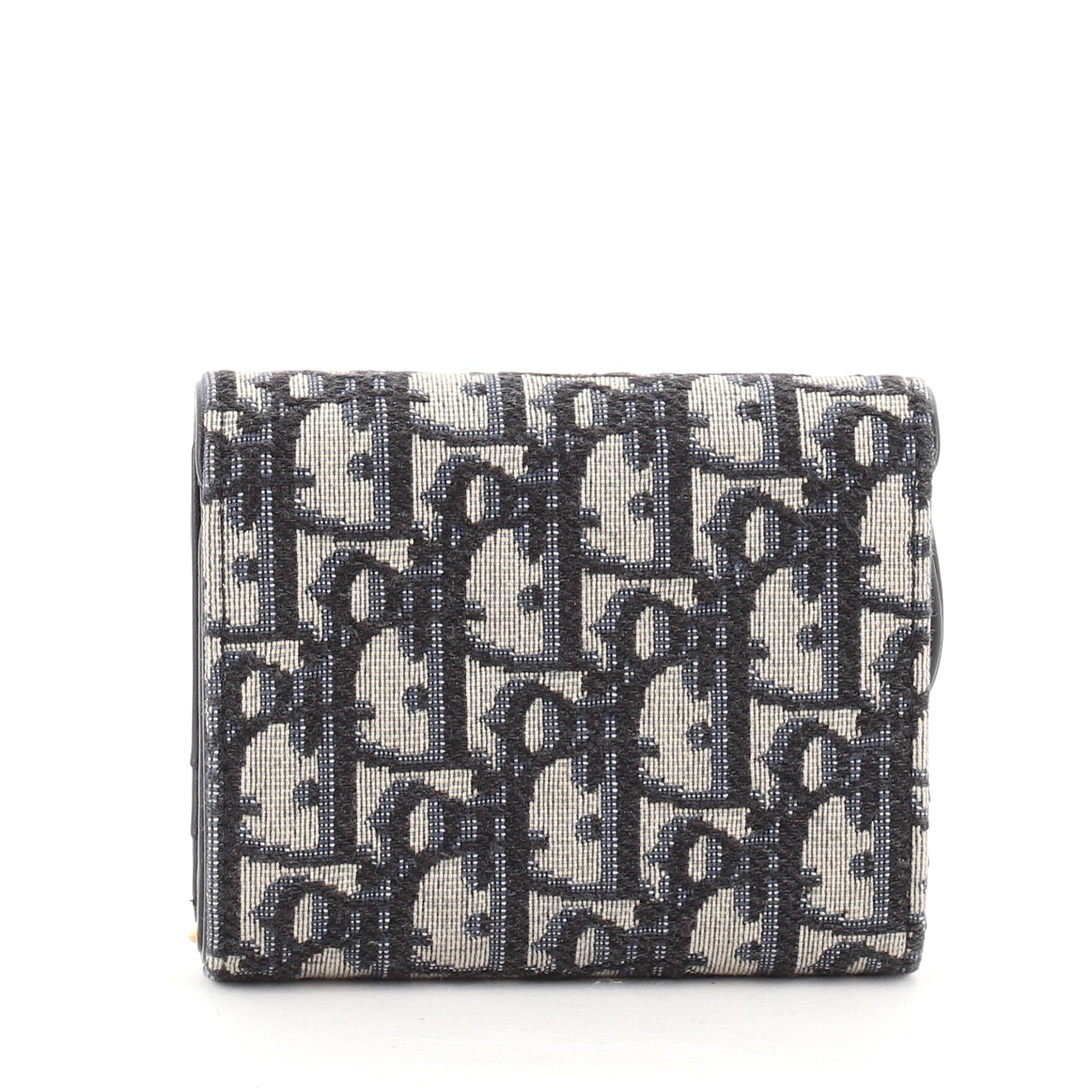 Saddle Flap Wallet Oblique Canvas Mini