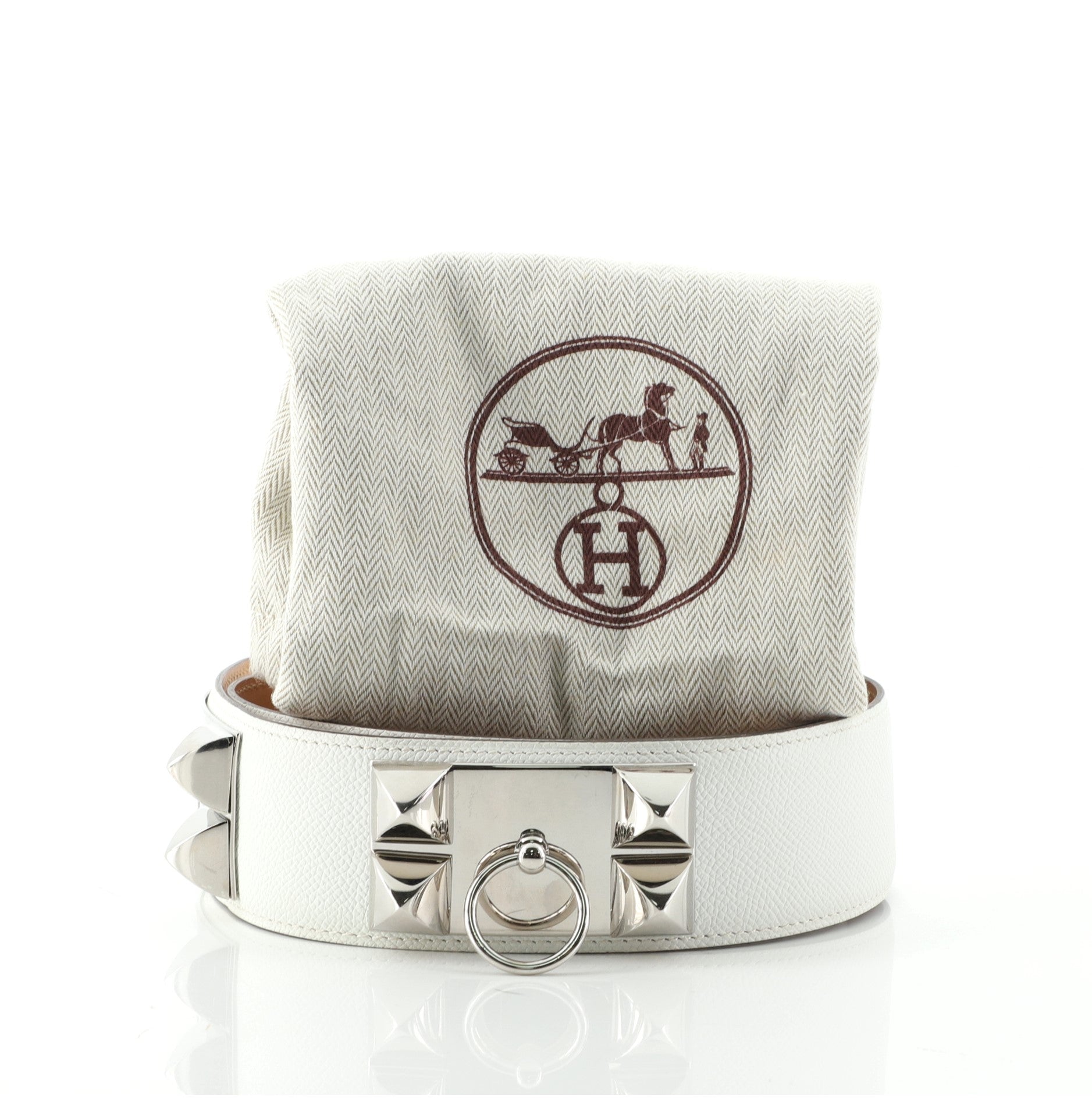 Collier de Chien Belt Leather Wide 96