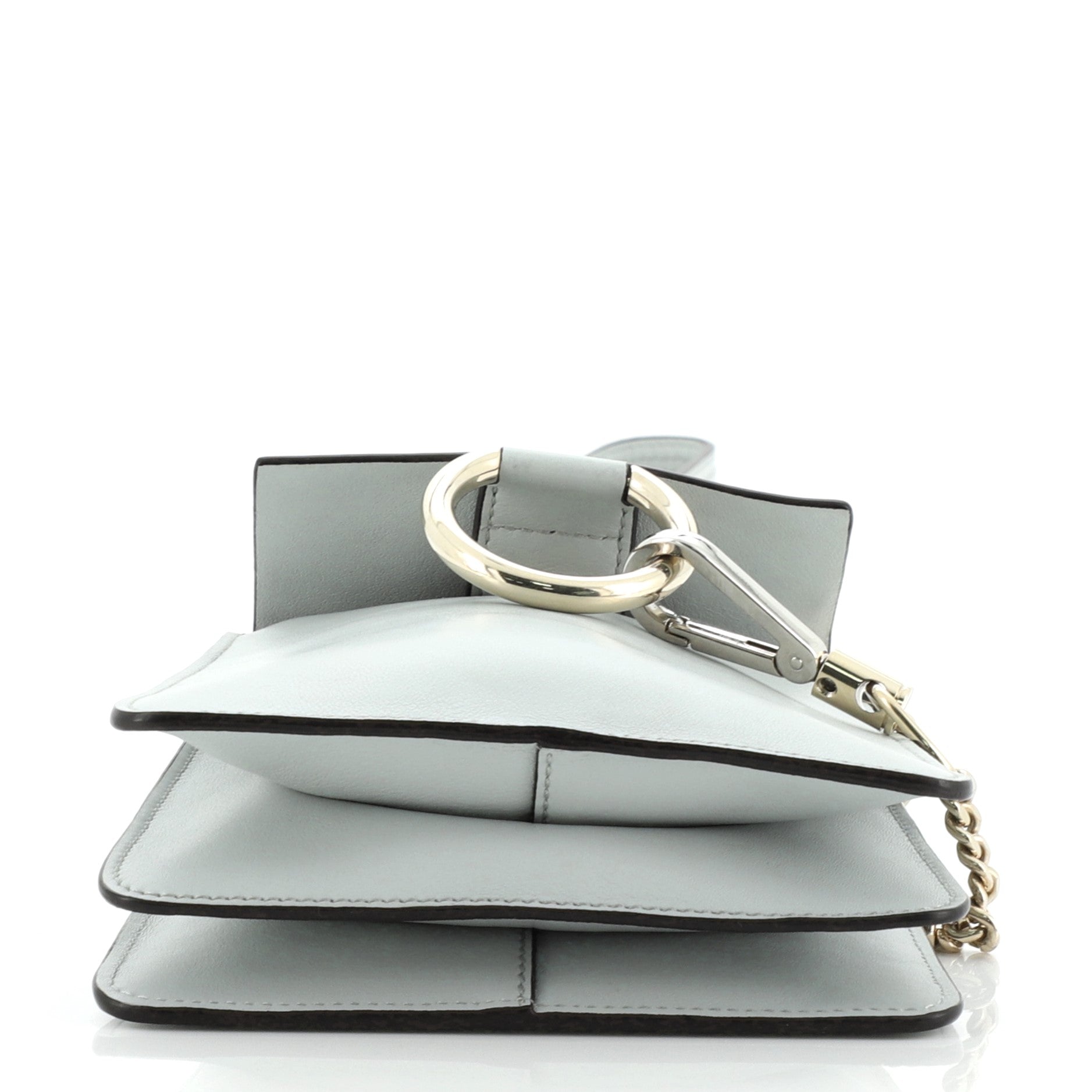 Faye Bracelet Crossbody Bag Leather and Suede Mini