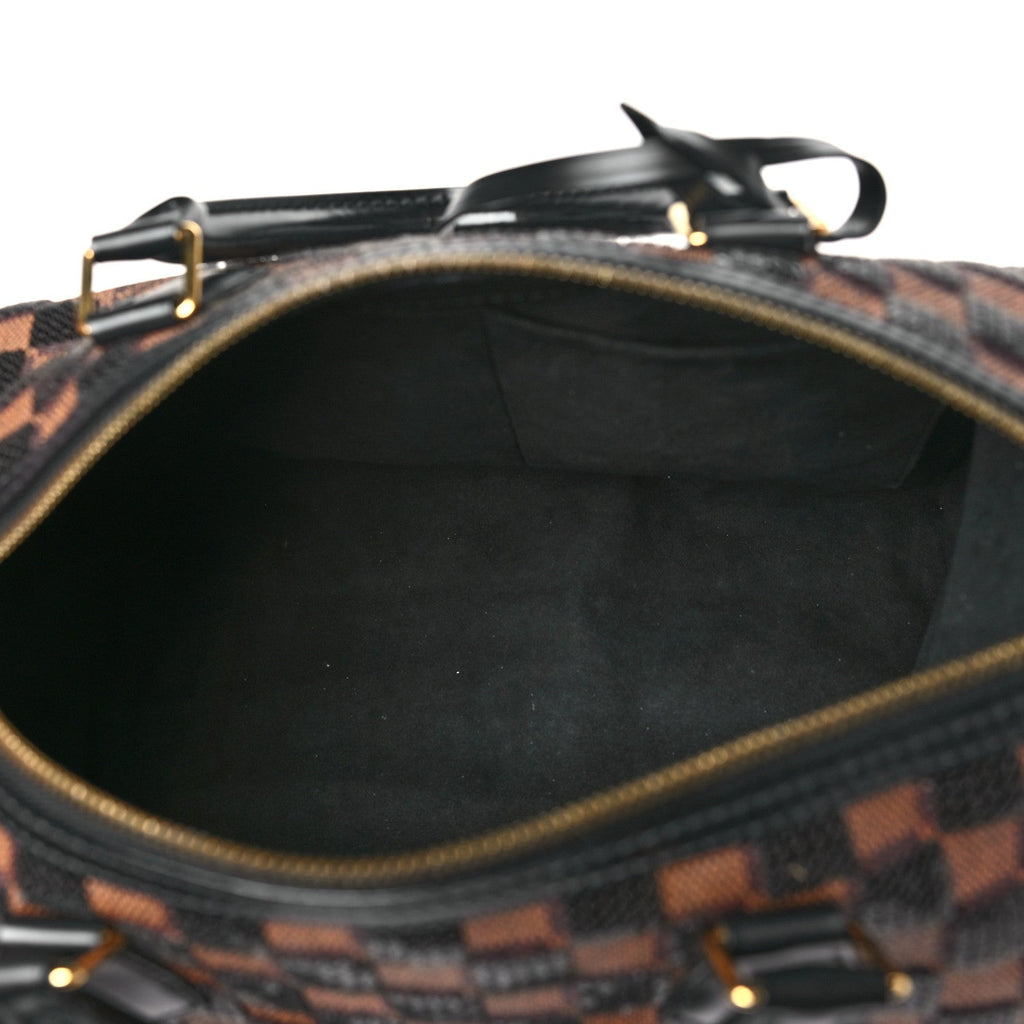 Damier Paillettes Speedy 30 Black
