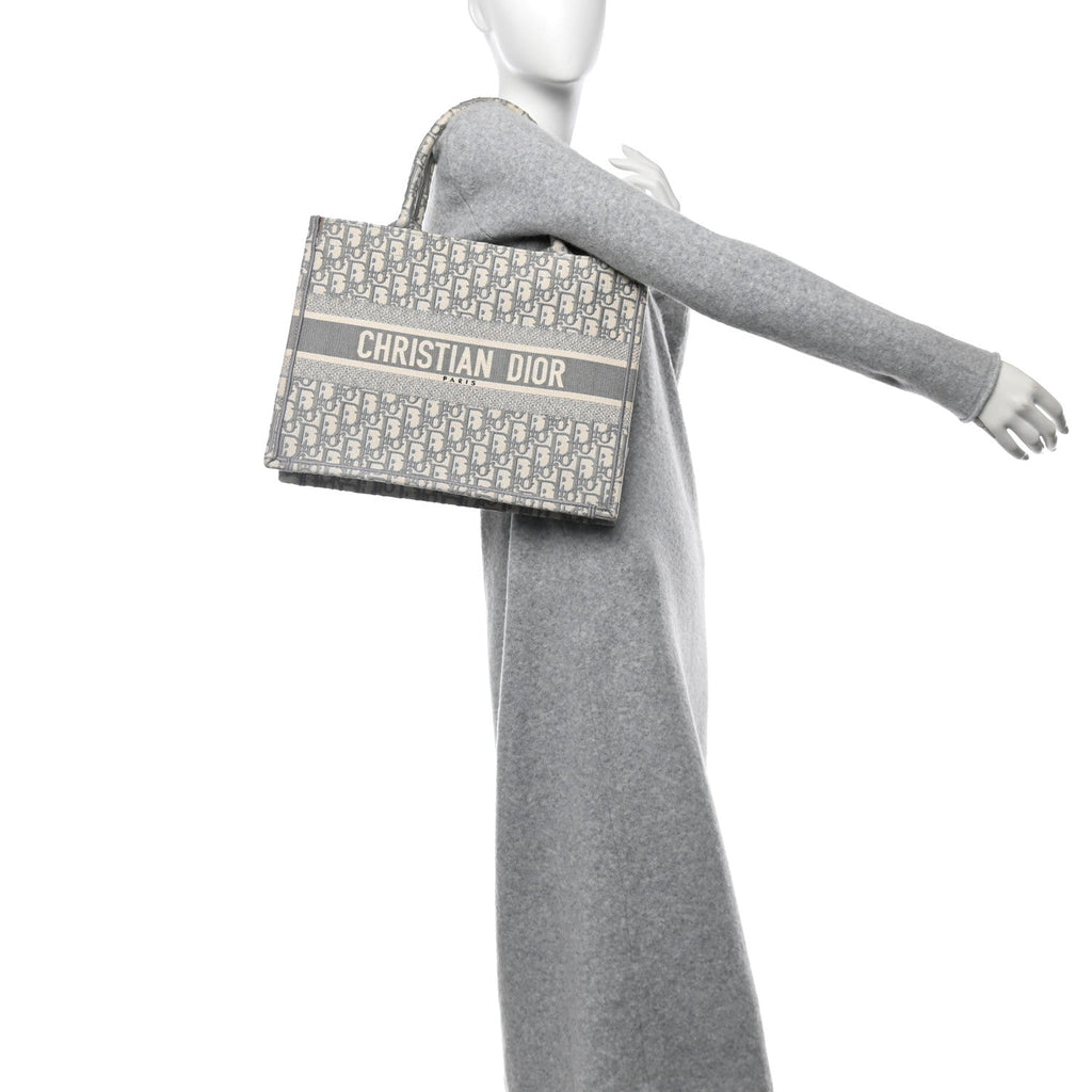 Oblique Medium Book Tote Grey