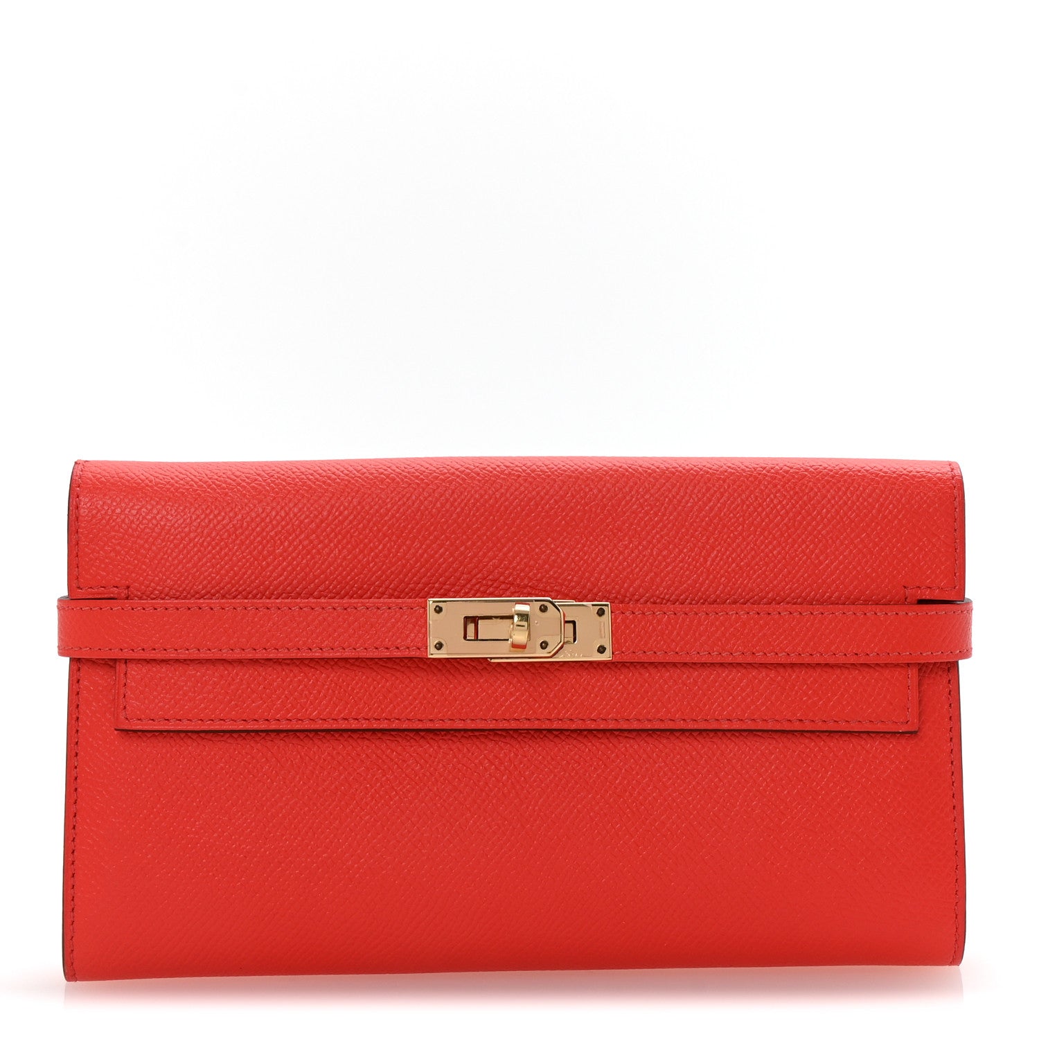 Epsom Kelly Longue Wallet Rose Jaipur