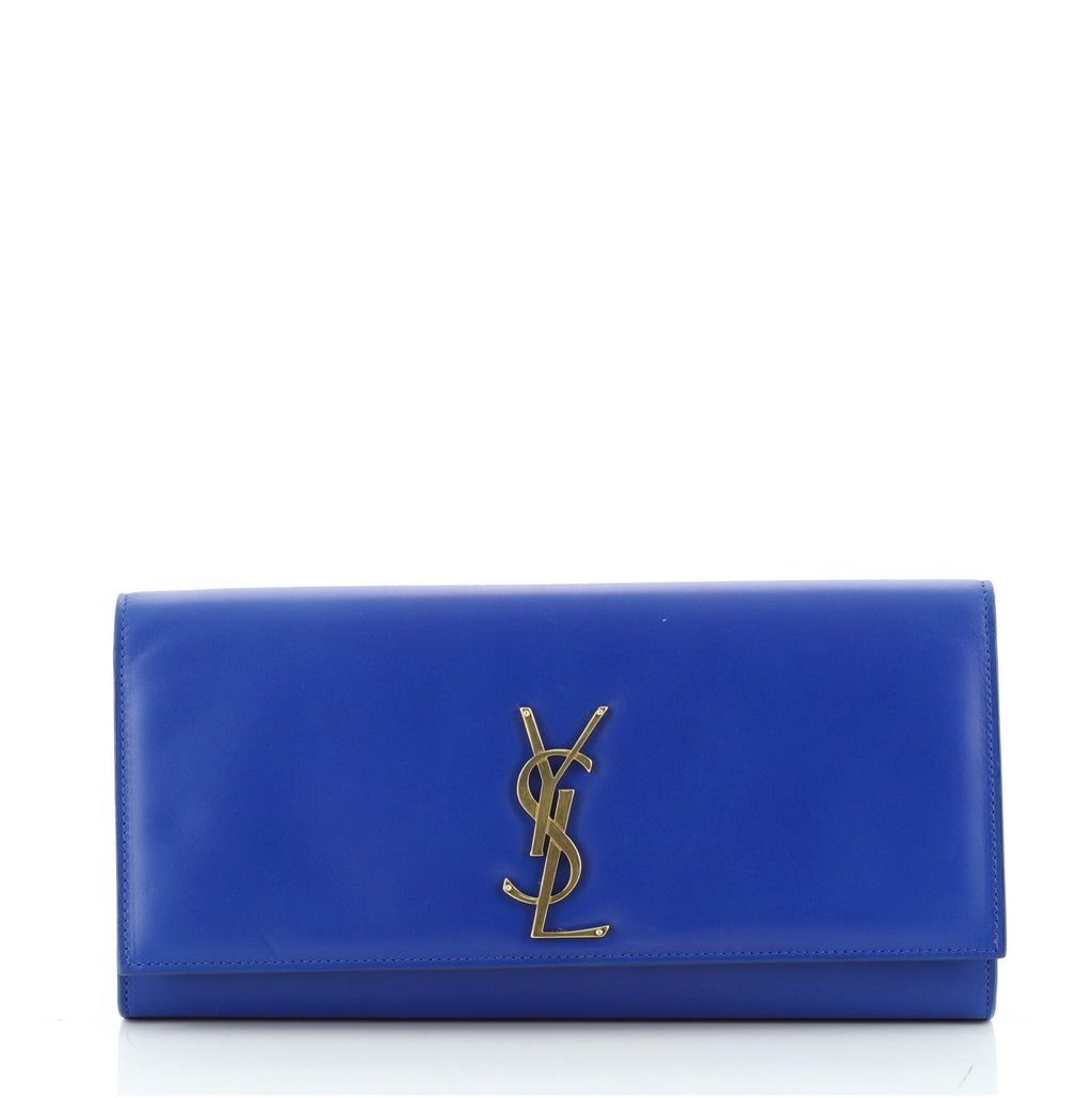 Classic Monogram Clutch Leather Long