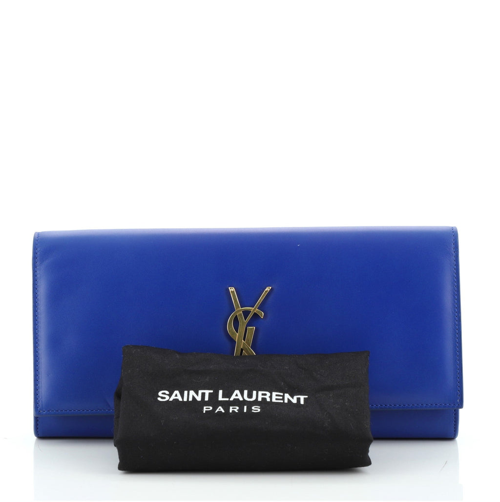 Classic Monogram Clutch Leather Long