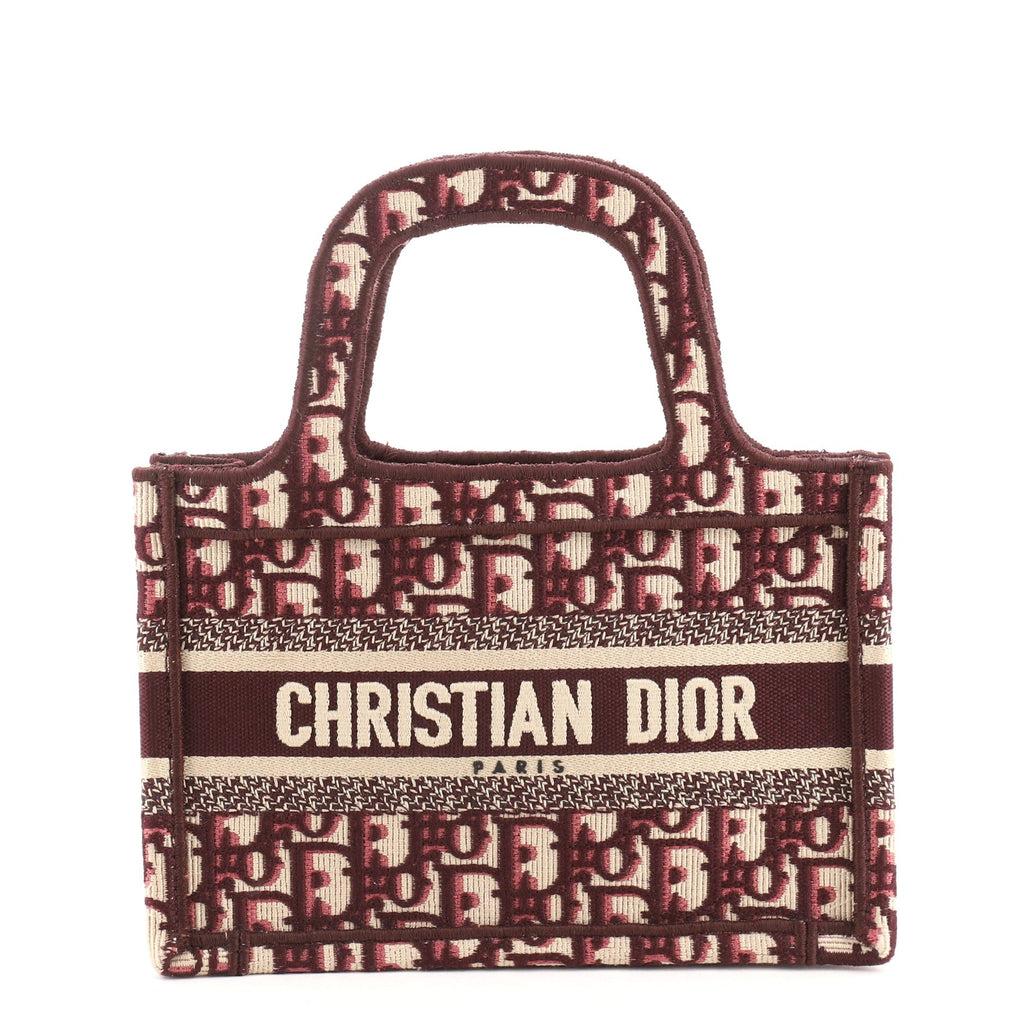 Book Tote Oblique Canvas Mini