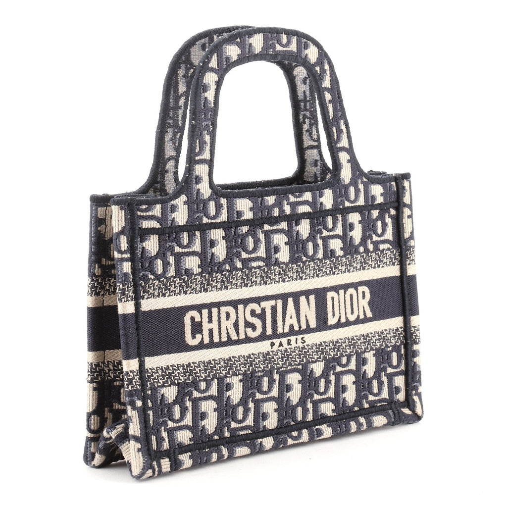 Book Tote Oblique Canvas Mini