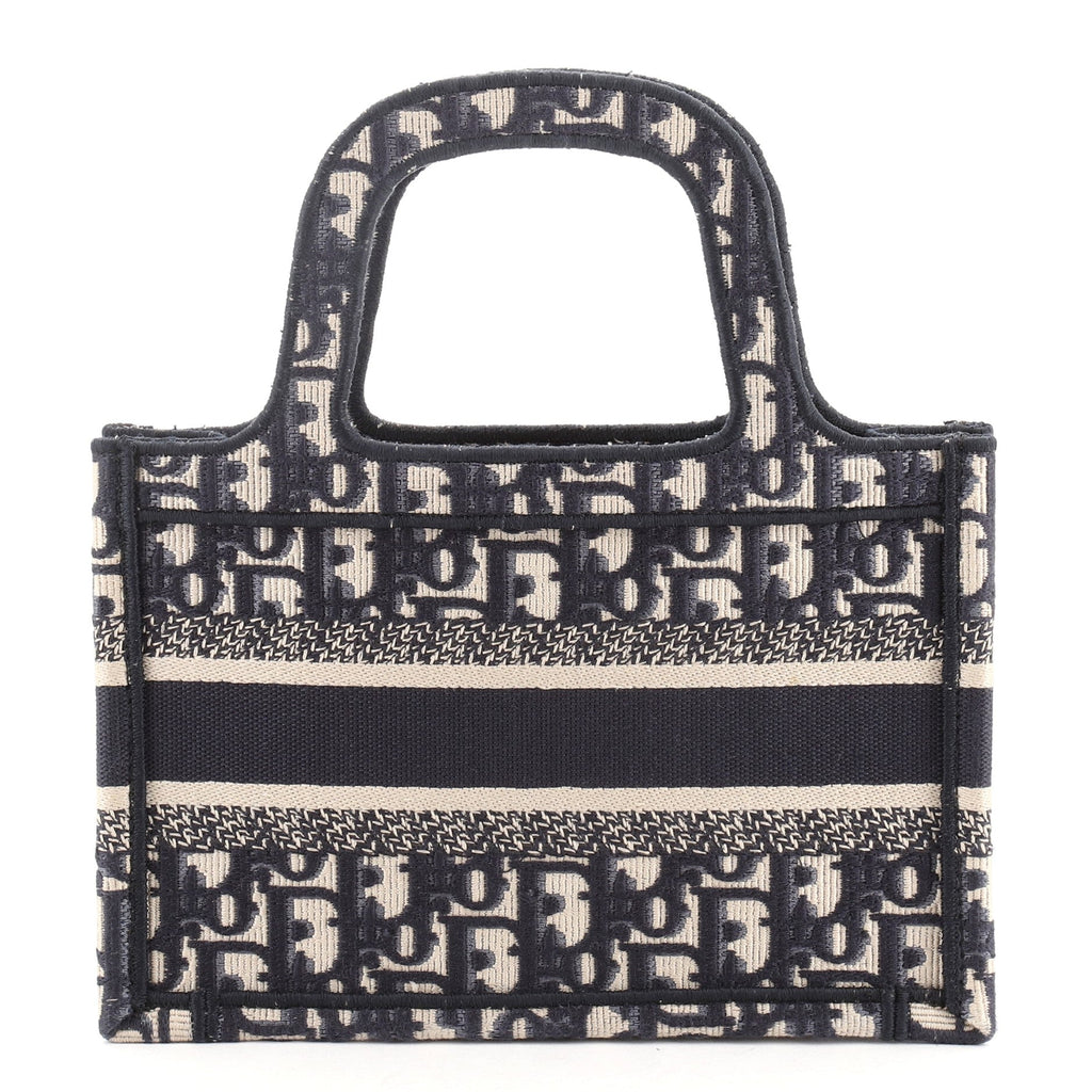 Book Tote Oblique Canvas Mini