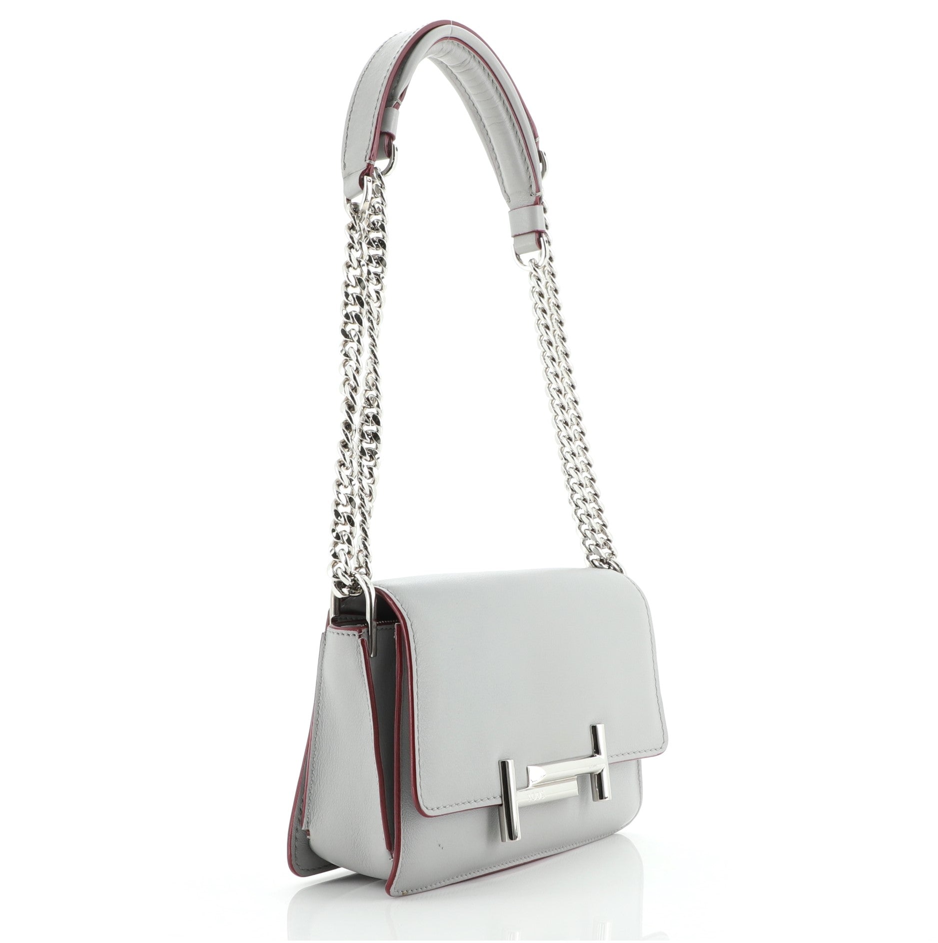 Double T Crossbody Bag Leather Mini