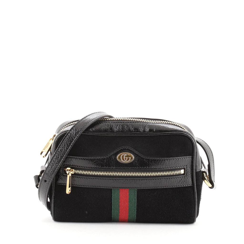 Ophidia Shoulder Bag Suede Mini