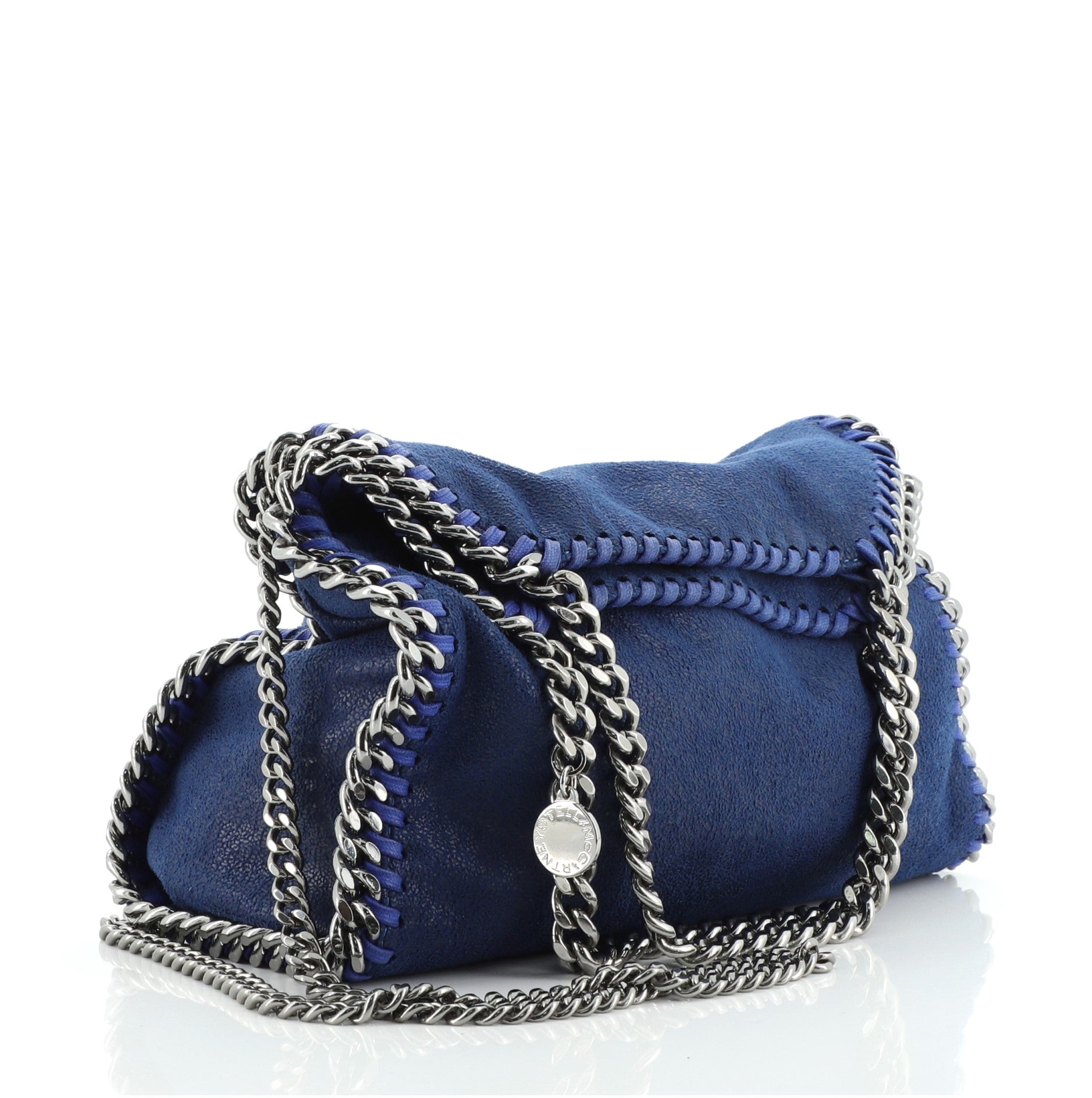 Falabella Fold Over Flap Crossbody Bag Shaggy Deer Mini