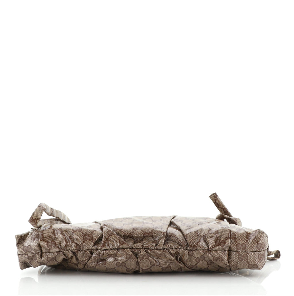 Hysteria Zip Clutch GG Coated Canvas Large