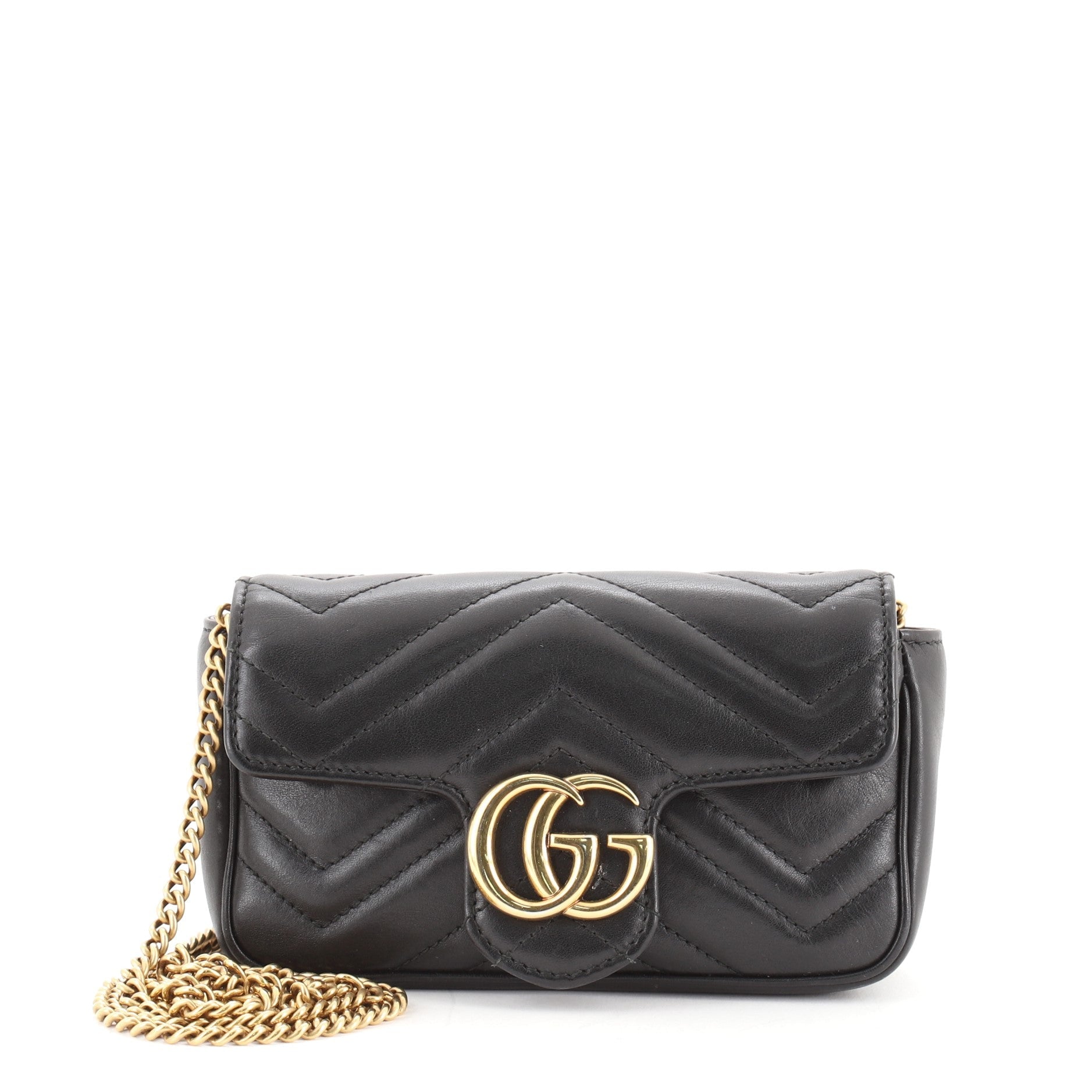 GG Marmont Flap Bag Matelasse Leather Super Mini