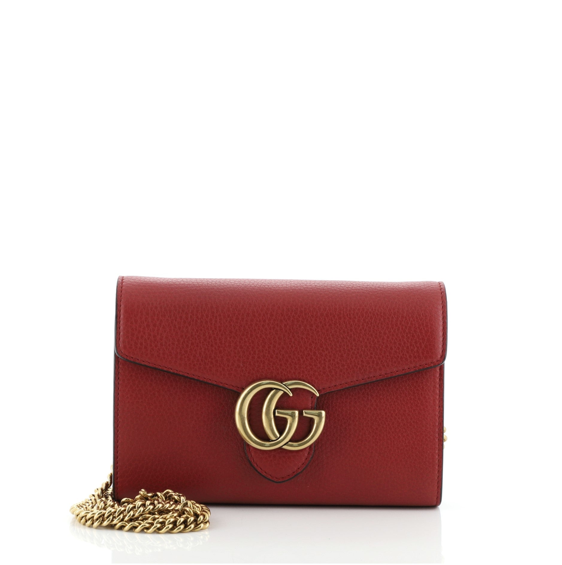 GG Marmont Chain Wallet Leather Mini
