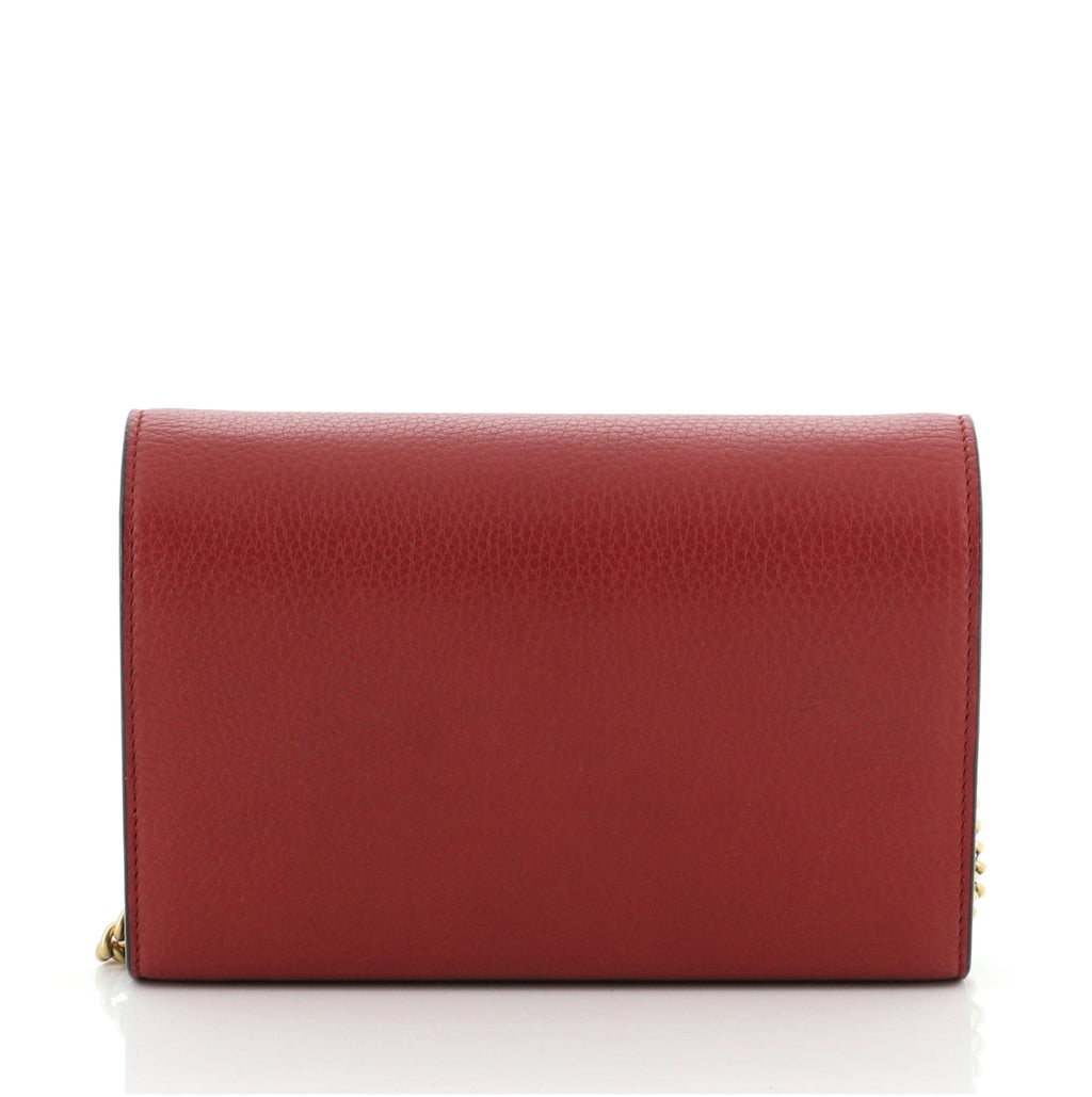 GG Marmont Chain Wallet Leather Mini