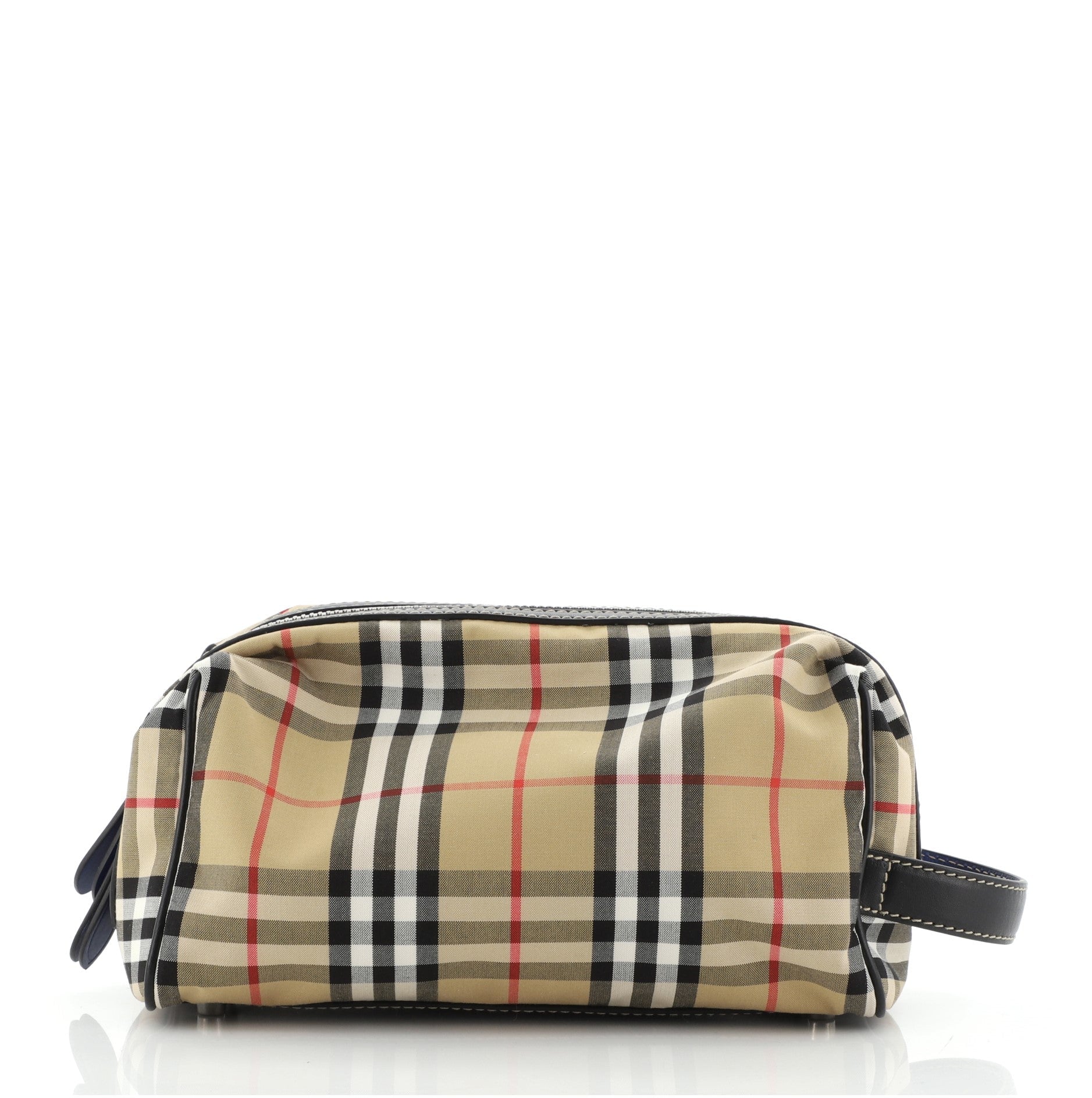 Cosmetic Pouch Vintage Check Canvas