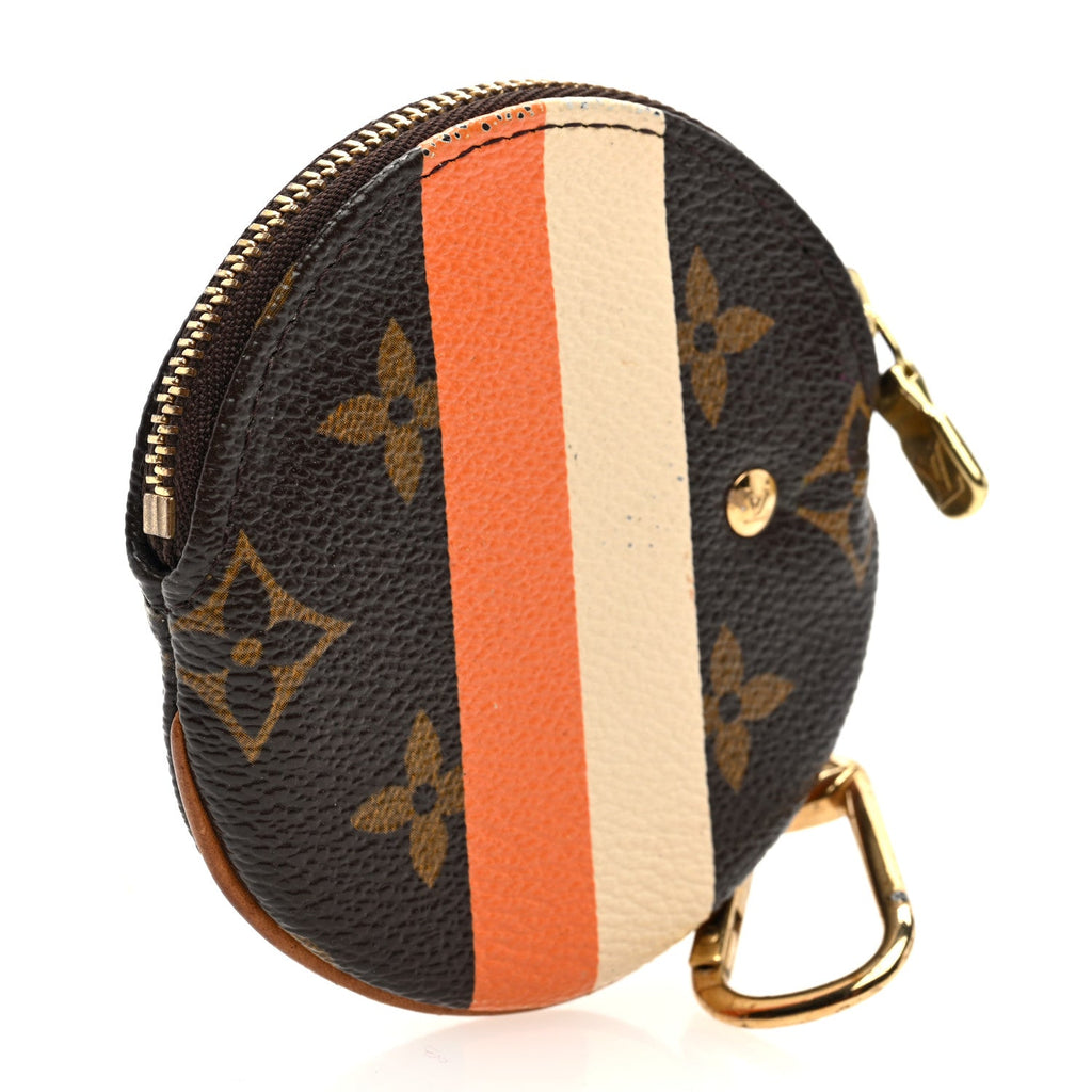 Monogram Groom Round Coin Purse