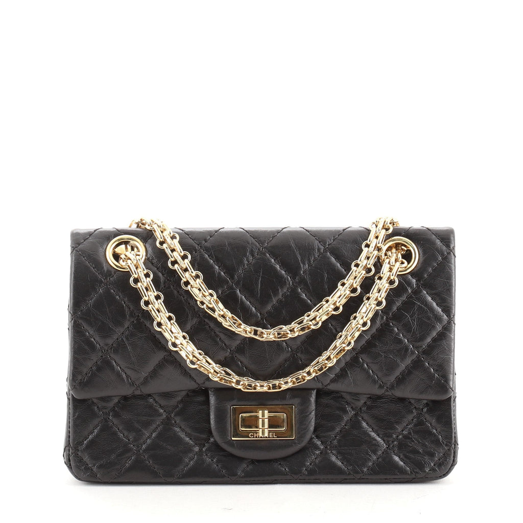 Reissue 2.55 Flap Bag Quilted Aged Calfskin Mini