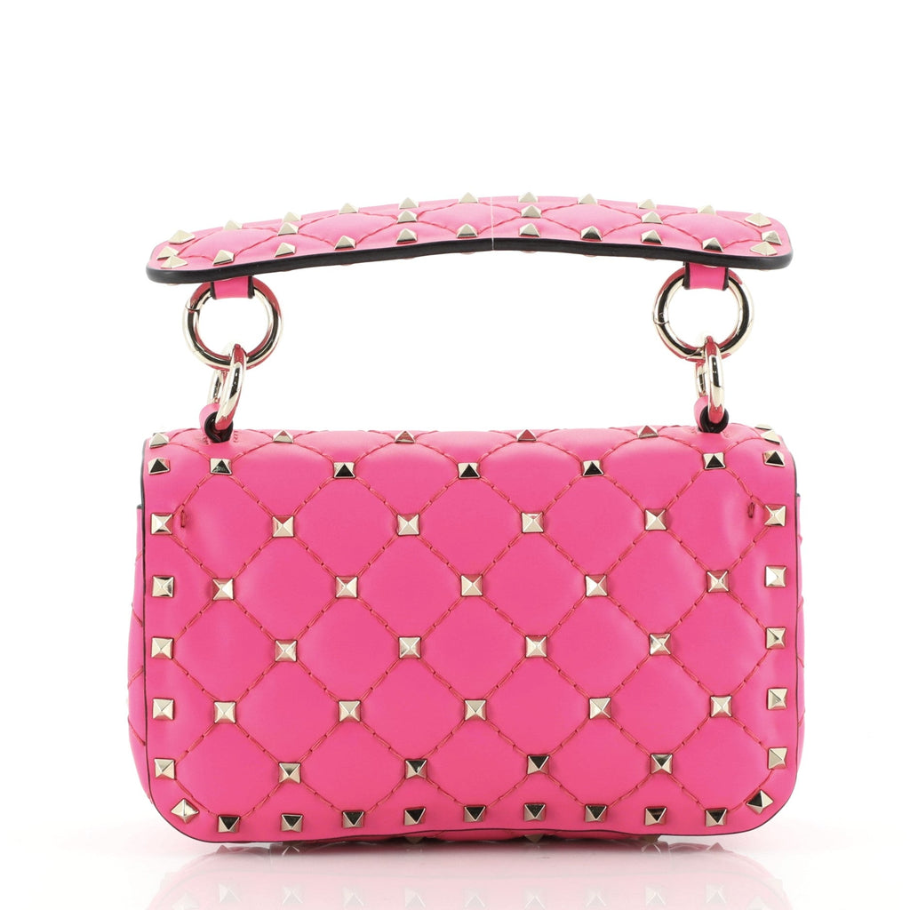 Rockstud Spike Flap Bag Quilted Leather Mini