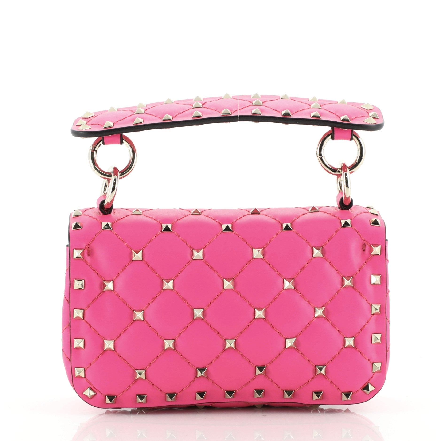 Rockstud Spike Flap Bag Quilted Leather Mini