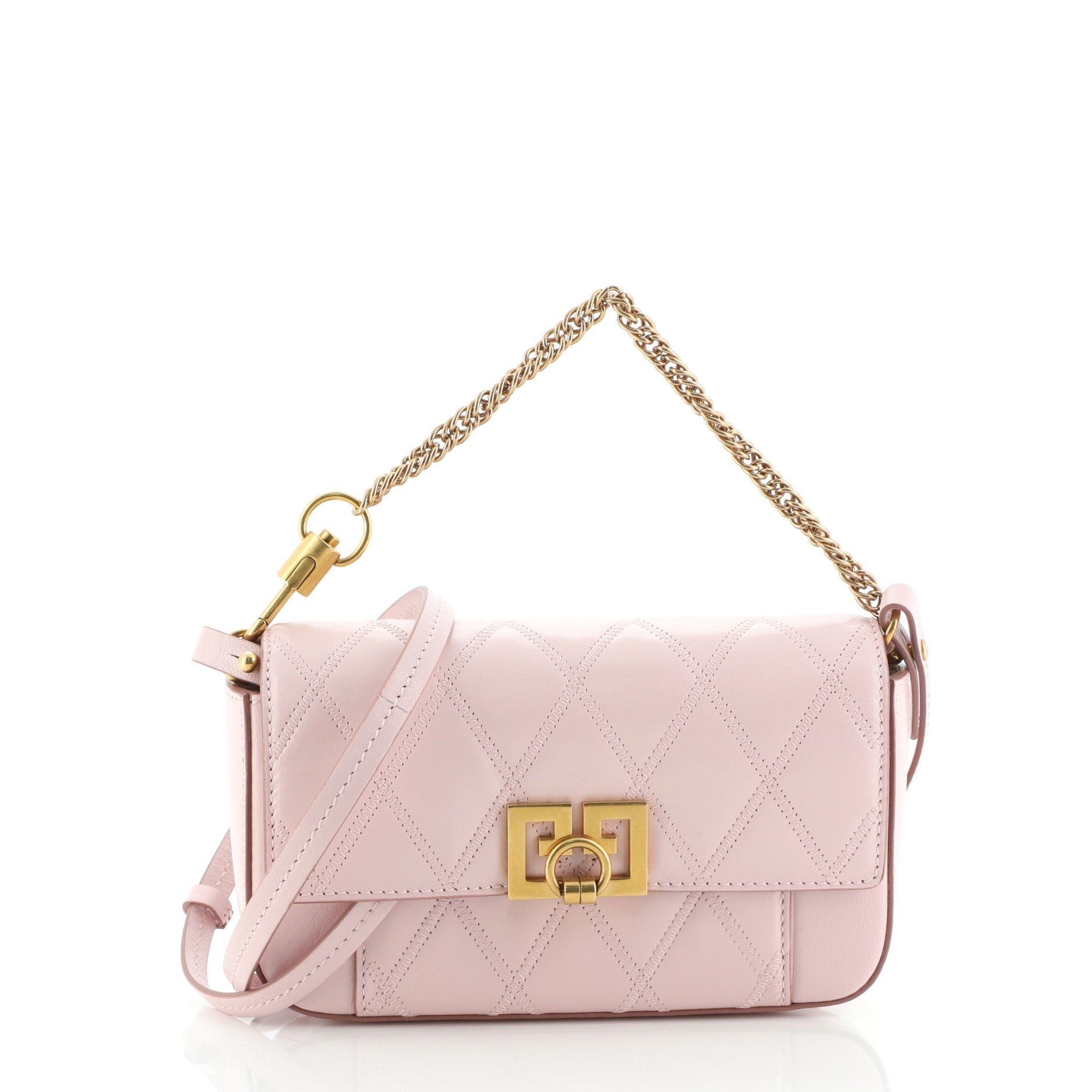 GV3 Convertible Shoulder Bag Quilted Leather Mini