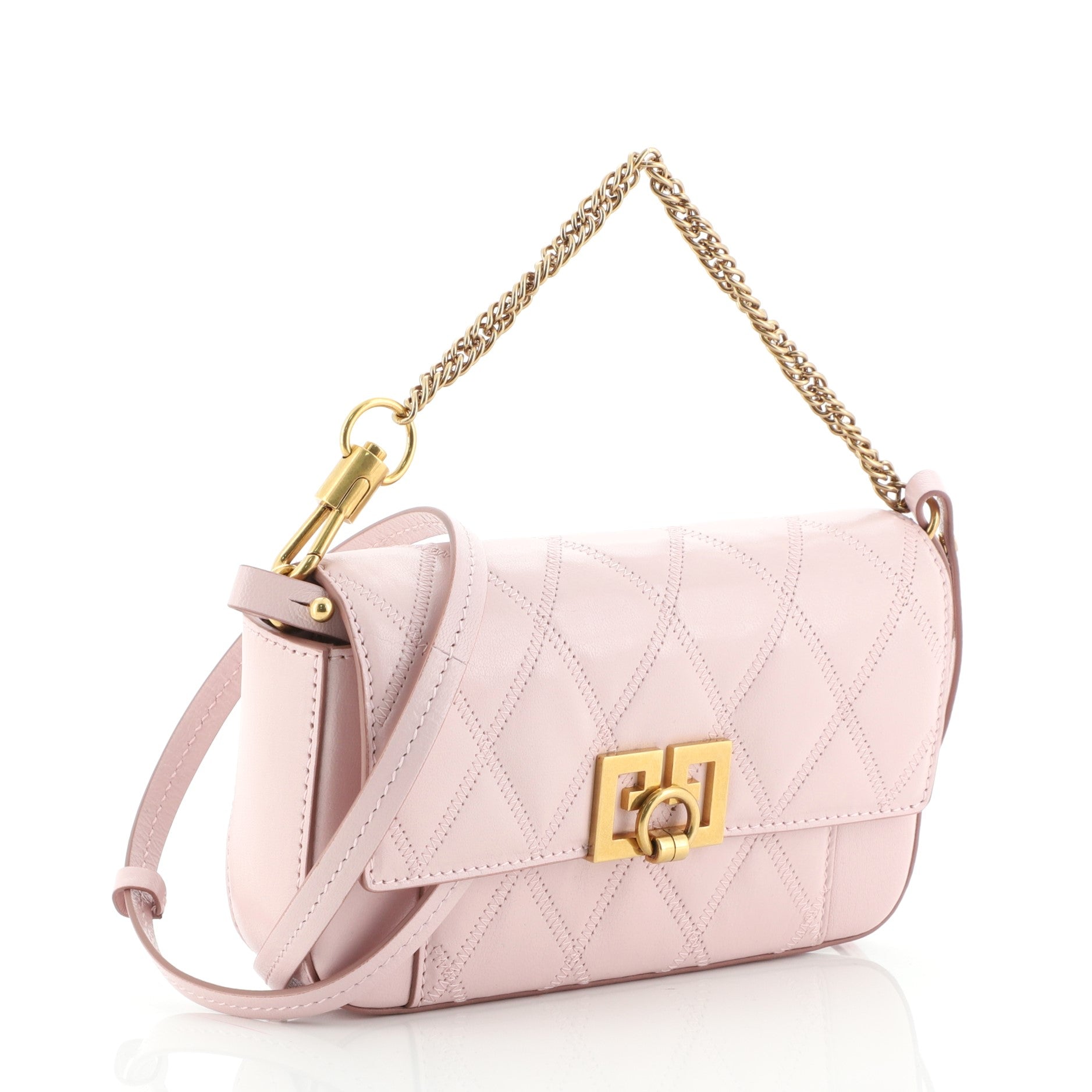 GV3 Convertible Shoulder Bag Quilted Leather Mini