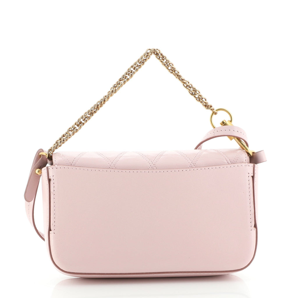 GV3 Convertible Shoulder Bag Quilted Leather Mini