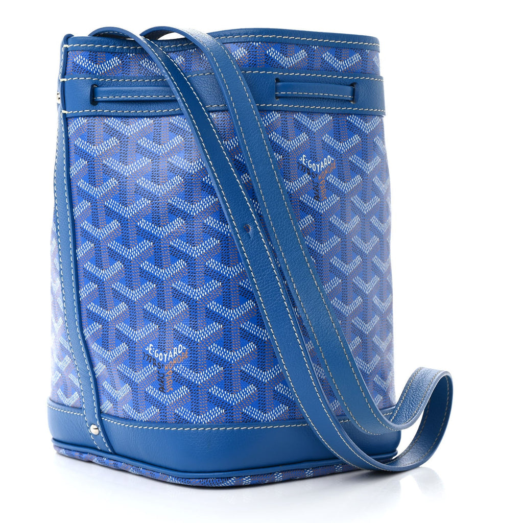 Goyardine Petit Flot Bucket Bag PM Sky Morning