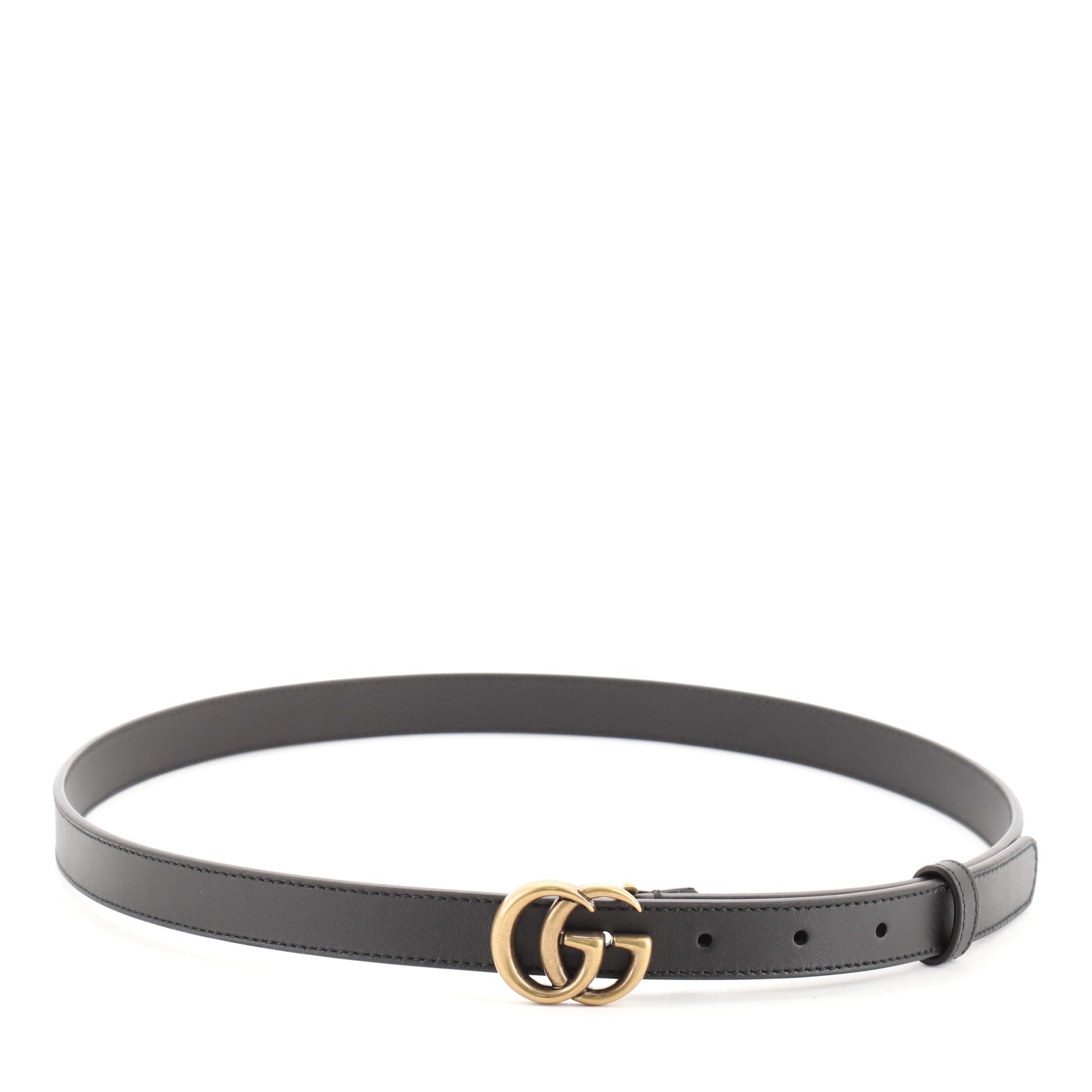 GG Marmont Belt Leather Thin 95