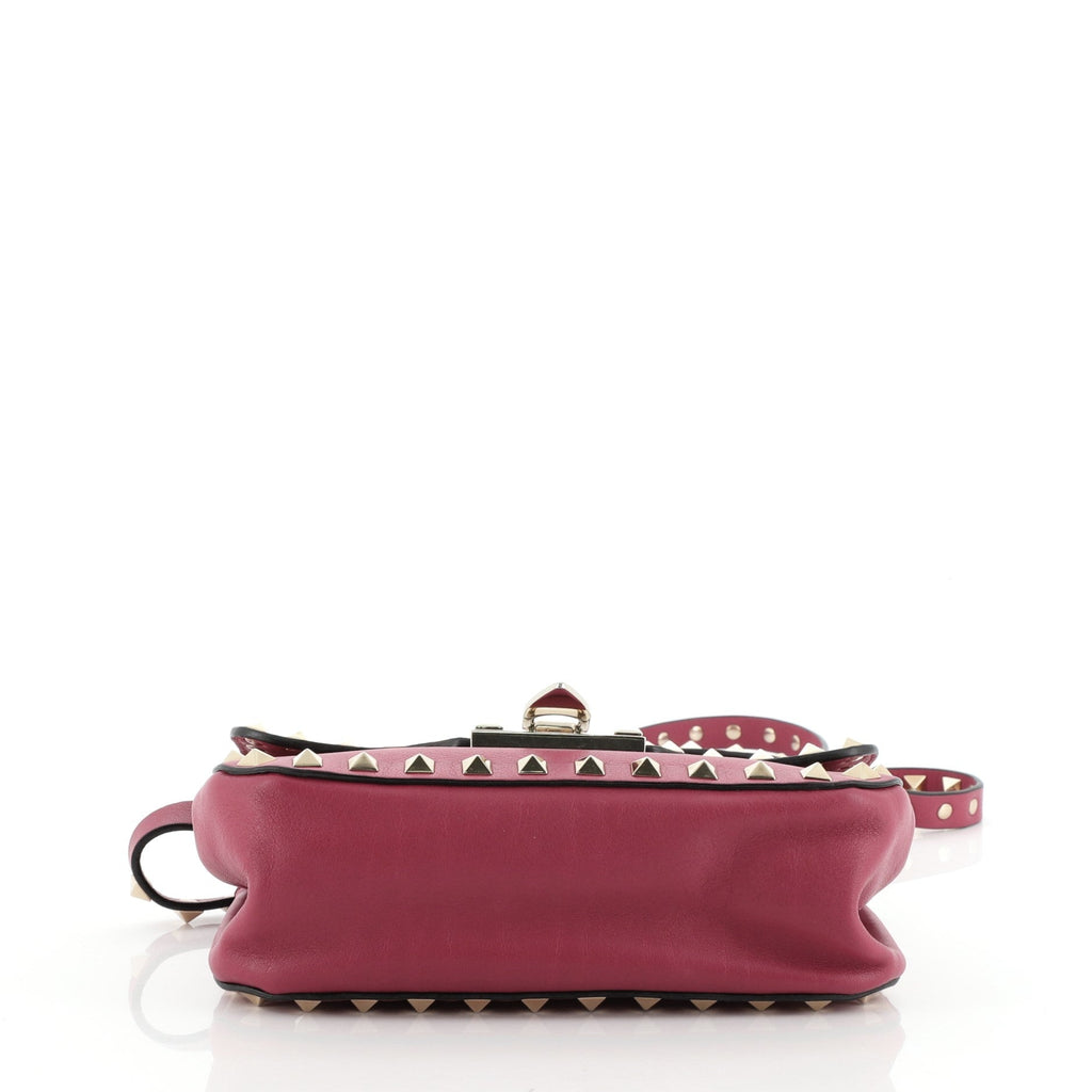 Rockstud Flip Lock Flap Bag Leather Mini