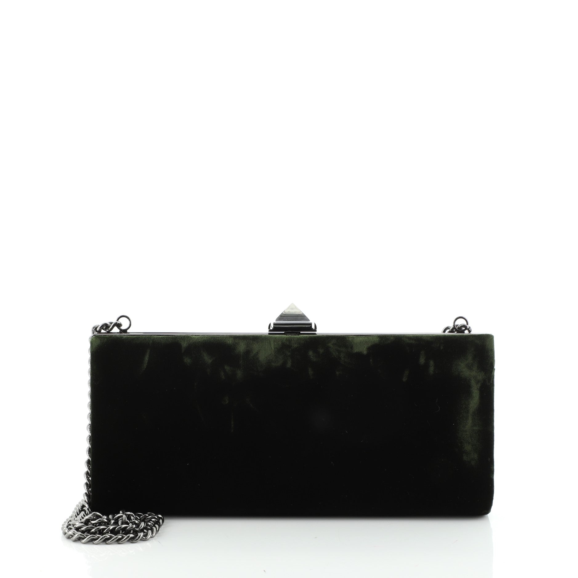 Keops Chain Clutch Velvet Small