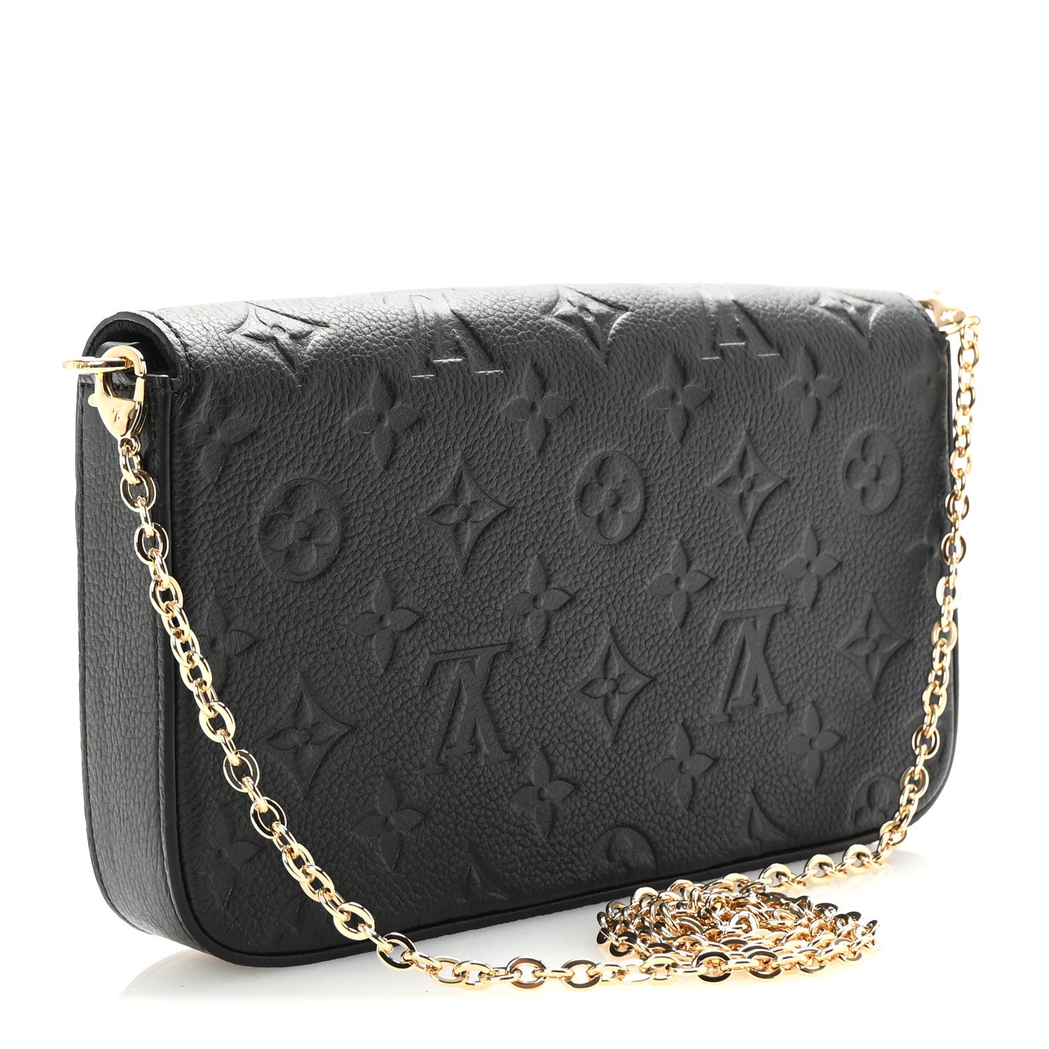 Empreinte Pochette Felicie Chain Wallet Black
