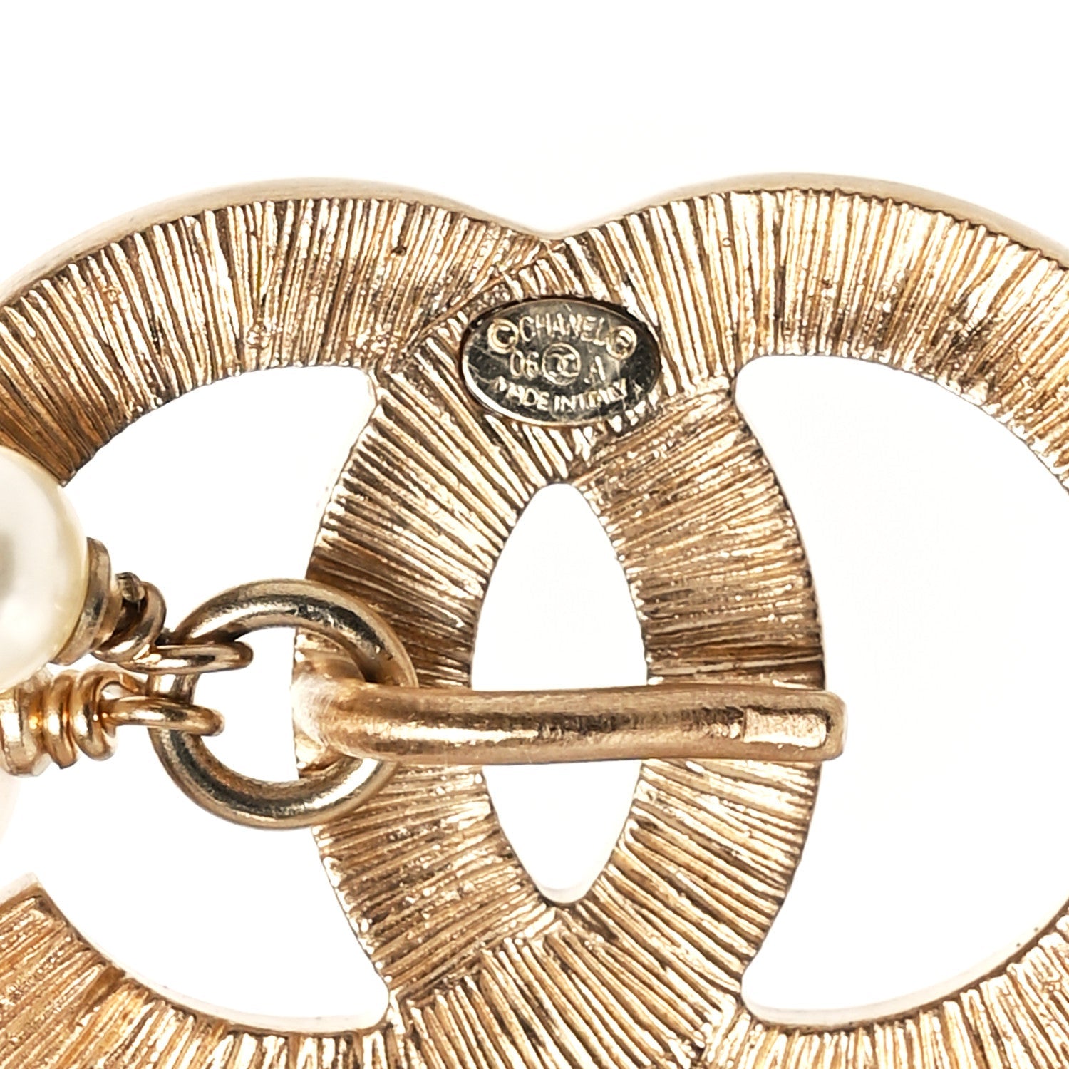 Pearl Chain Birdcage Belt Gold