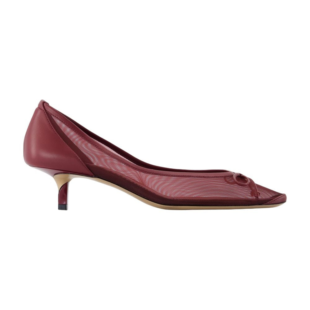 Women's Tourni B Pumps - Jacquemus - Leather - Burgundy