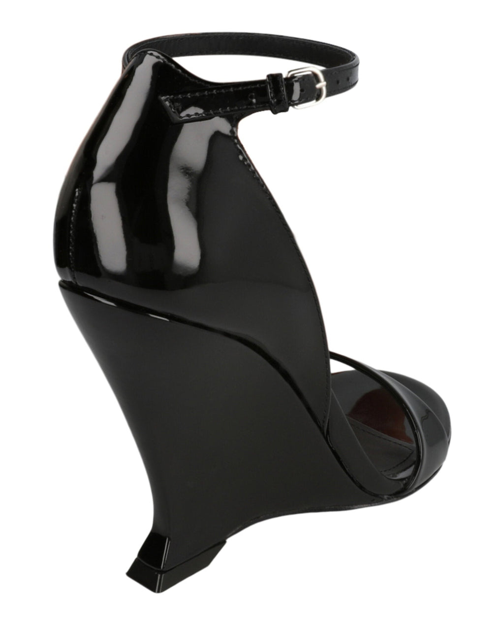 Vidette Patent Leather Wedge Sandals