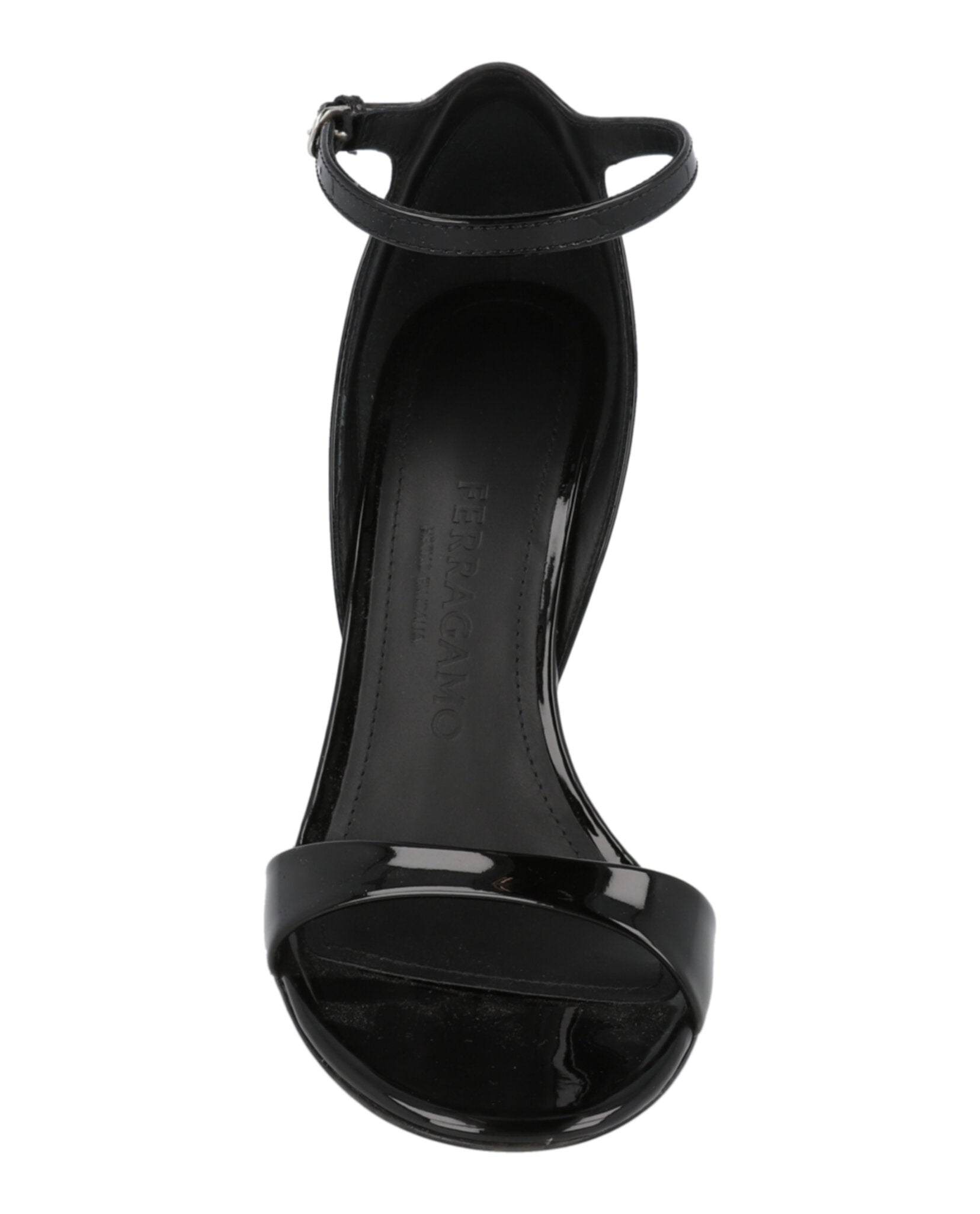 Vidette Patent Leather Wedge Sandals