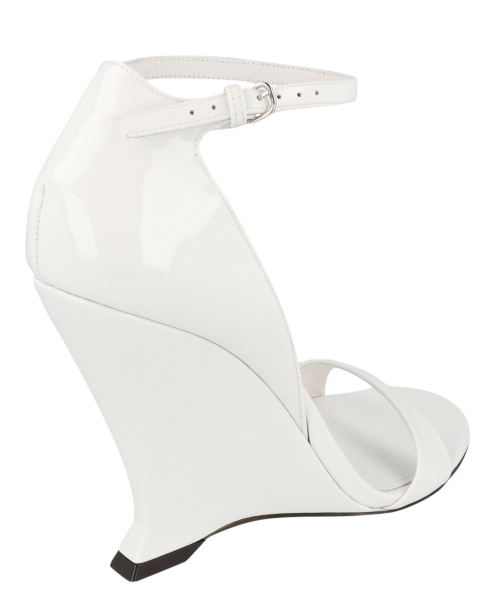 Vidette Patent Leather Wedge Sandals