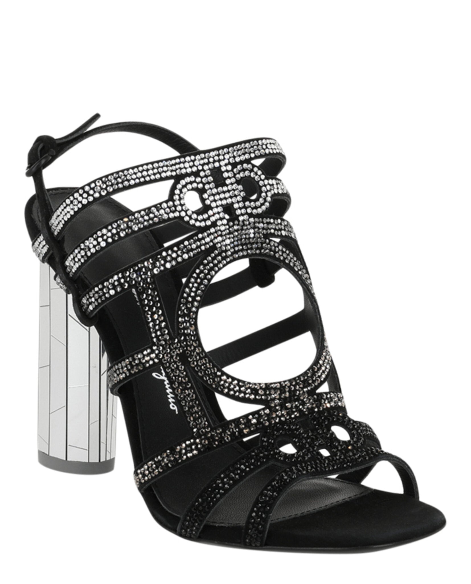 Florenza Crystal-Embellished Slingback Heel Sandals