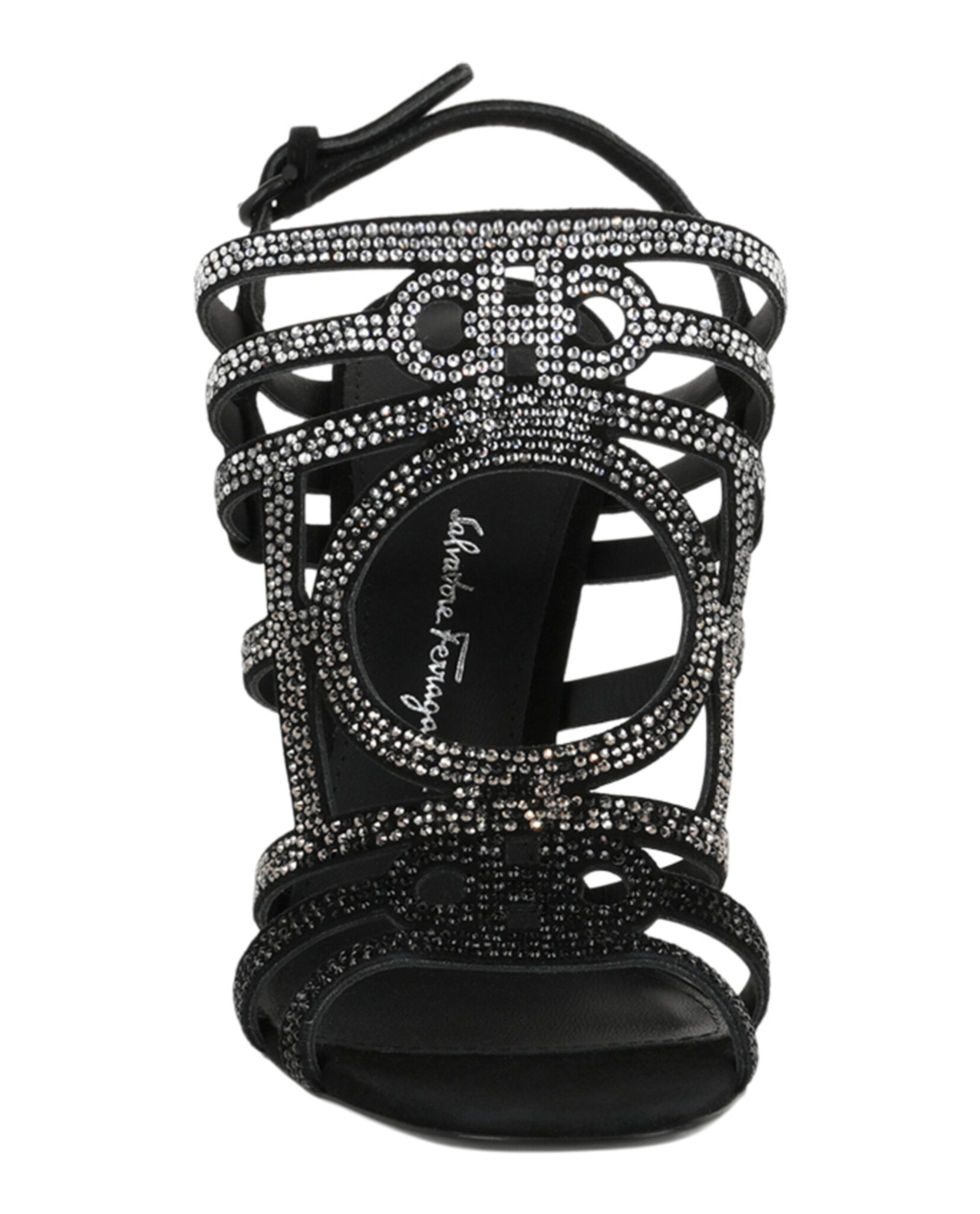 Florenza Crystal-Embellished Slingback Heel Sandals